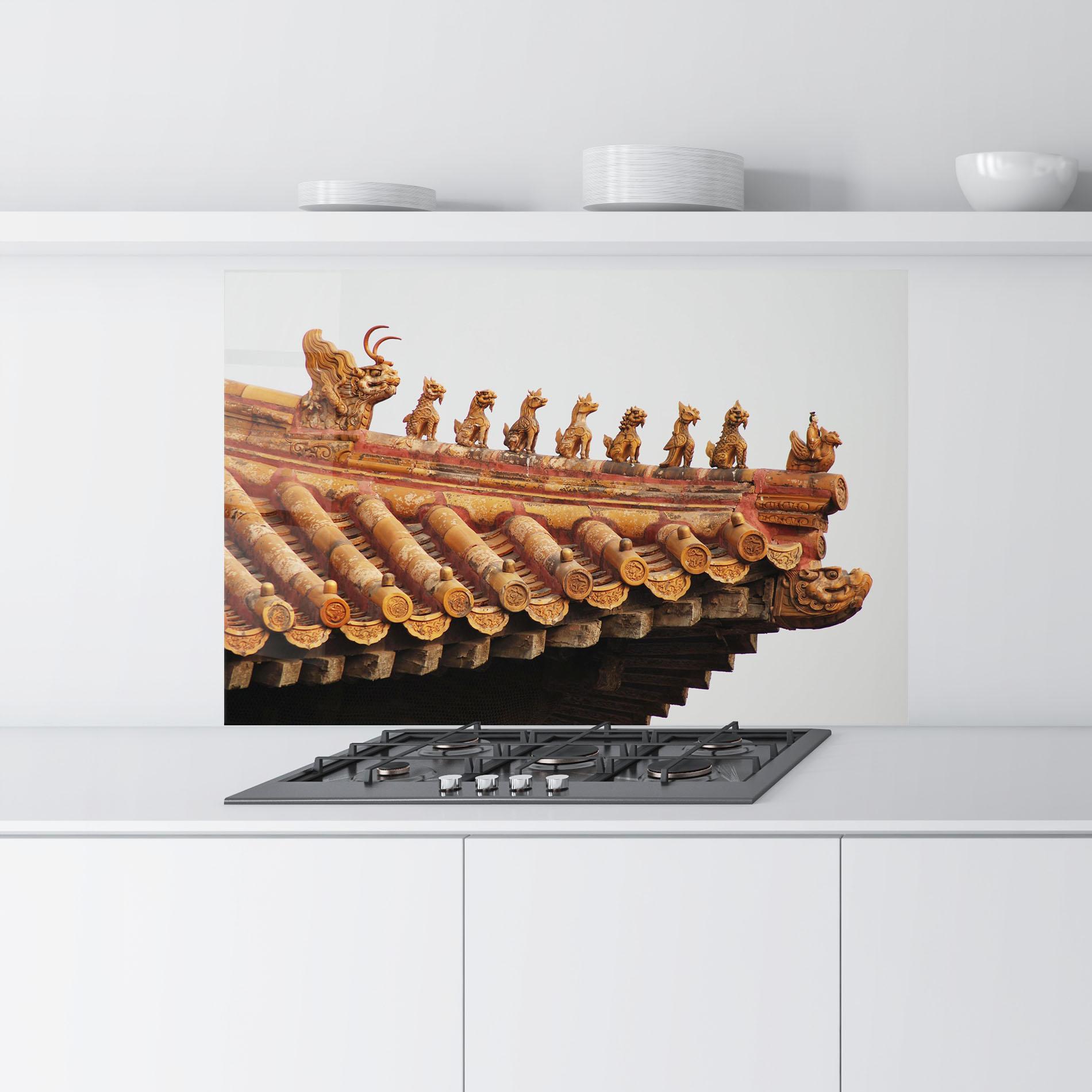 Konyhai üveg hátfal Imperial Roof mockup 9