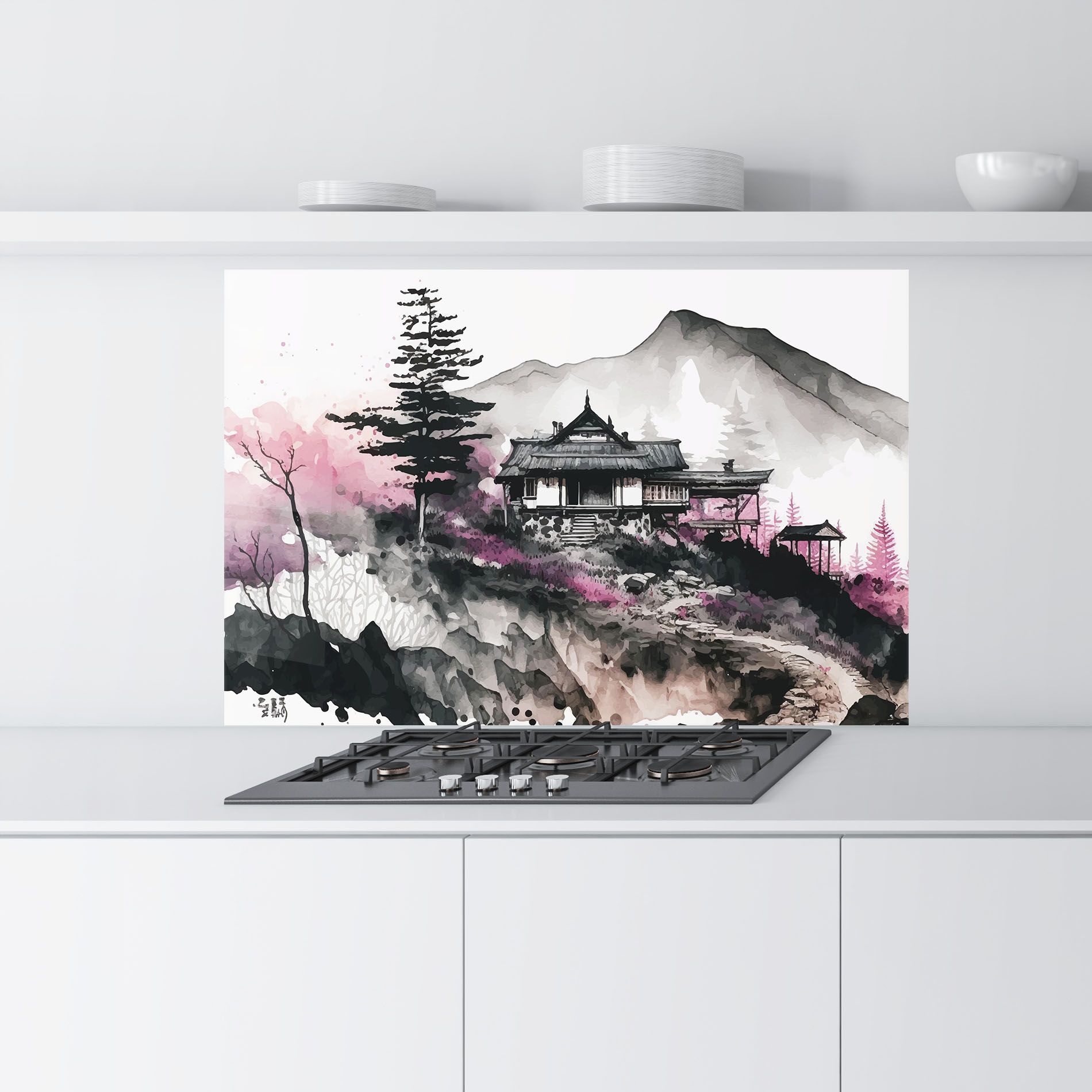 Japanese Temple Art mockup 9