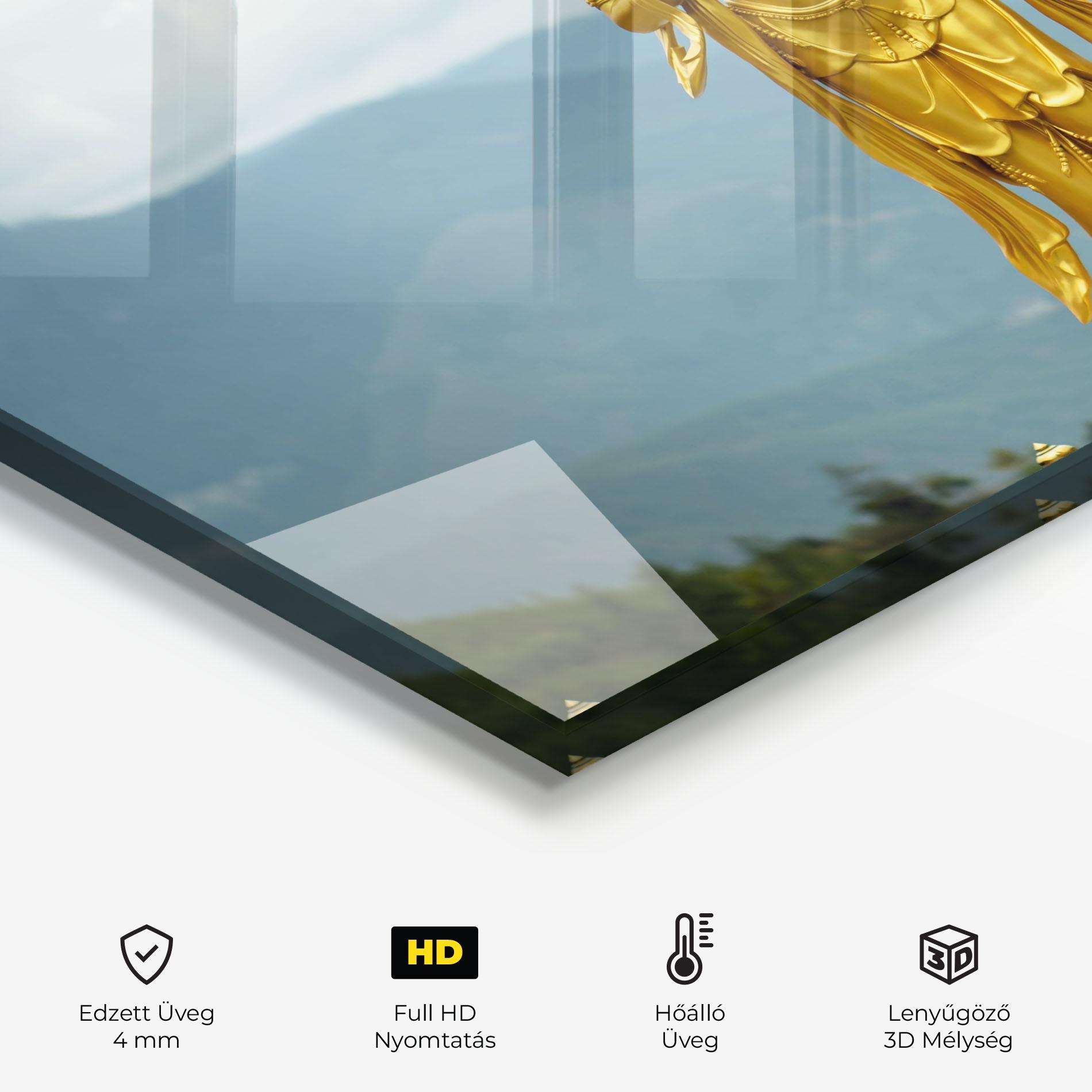 Konyhai üveg hátfal Golden Tara mockup 2