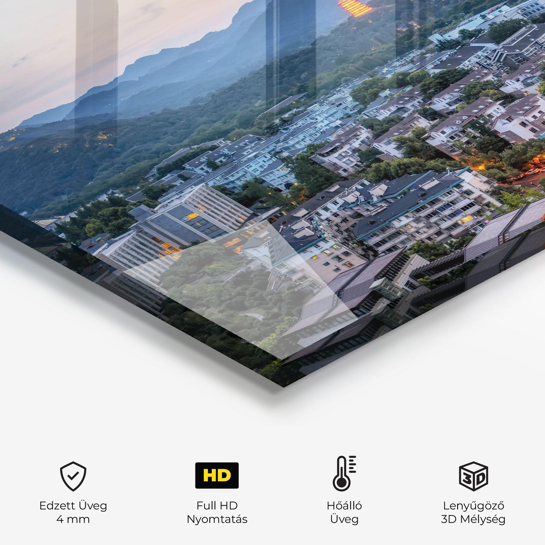 Konyhai üveg hátfal Hangzhou China mockup 2