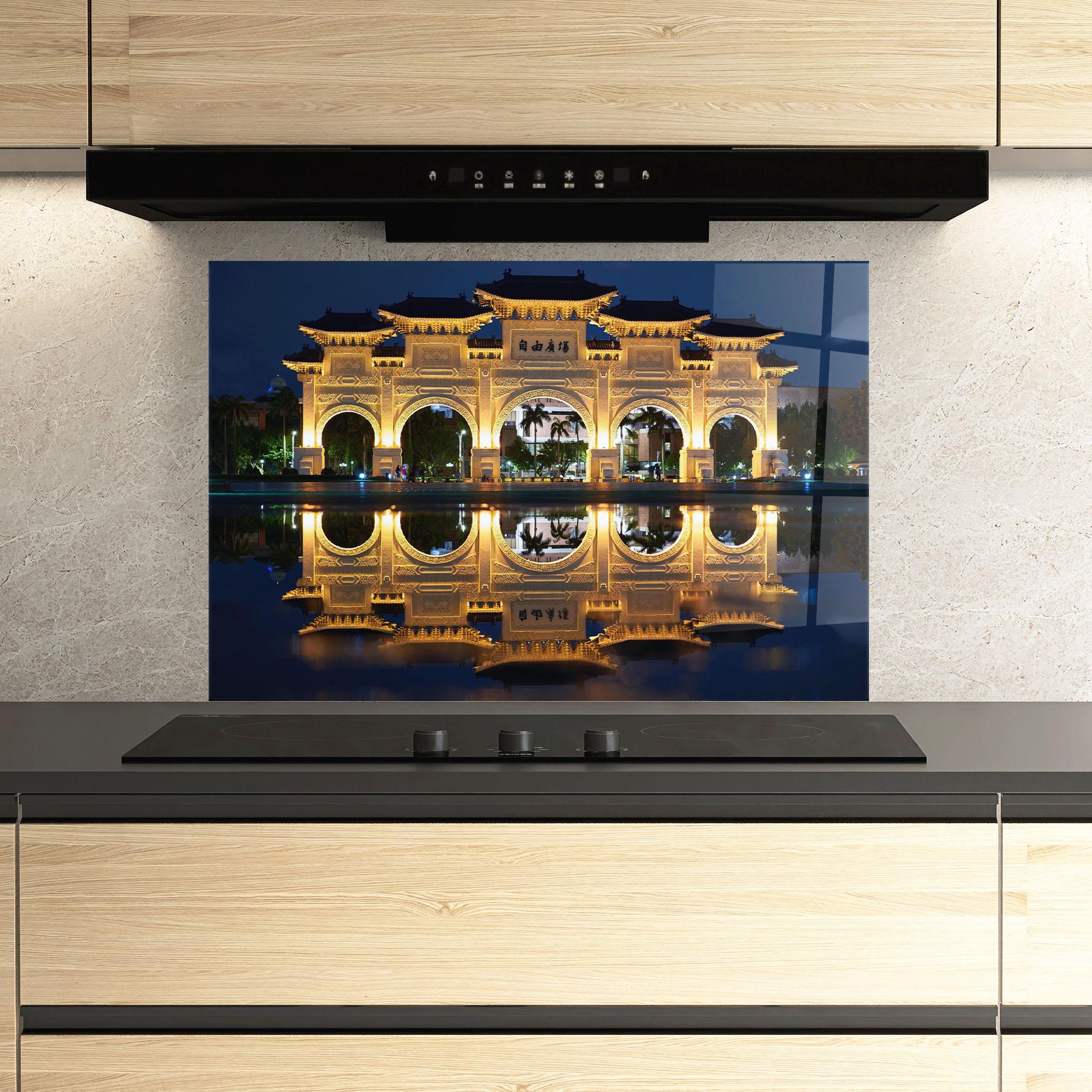 Konyhai üveg hátfal Chaing Kai Shek mockup 3