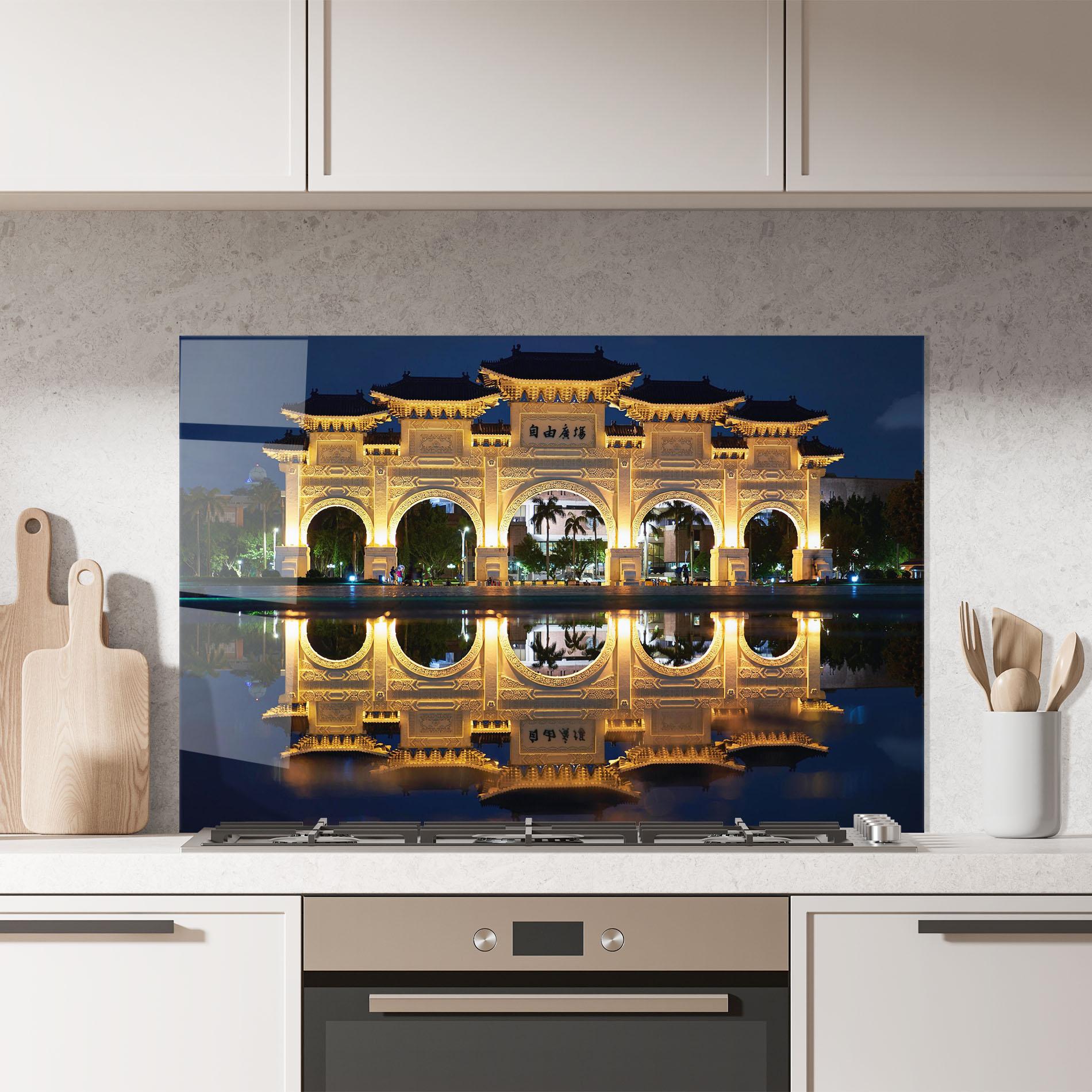 Konyhai üveg hátfal Chaing Kai Shek mockup 7