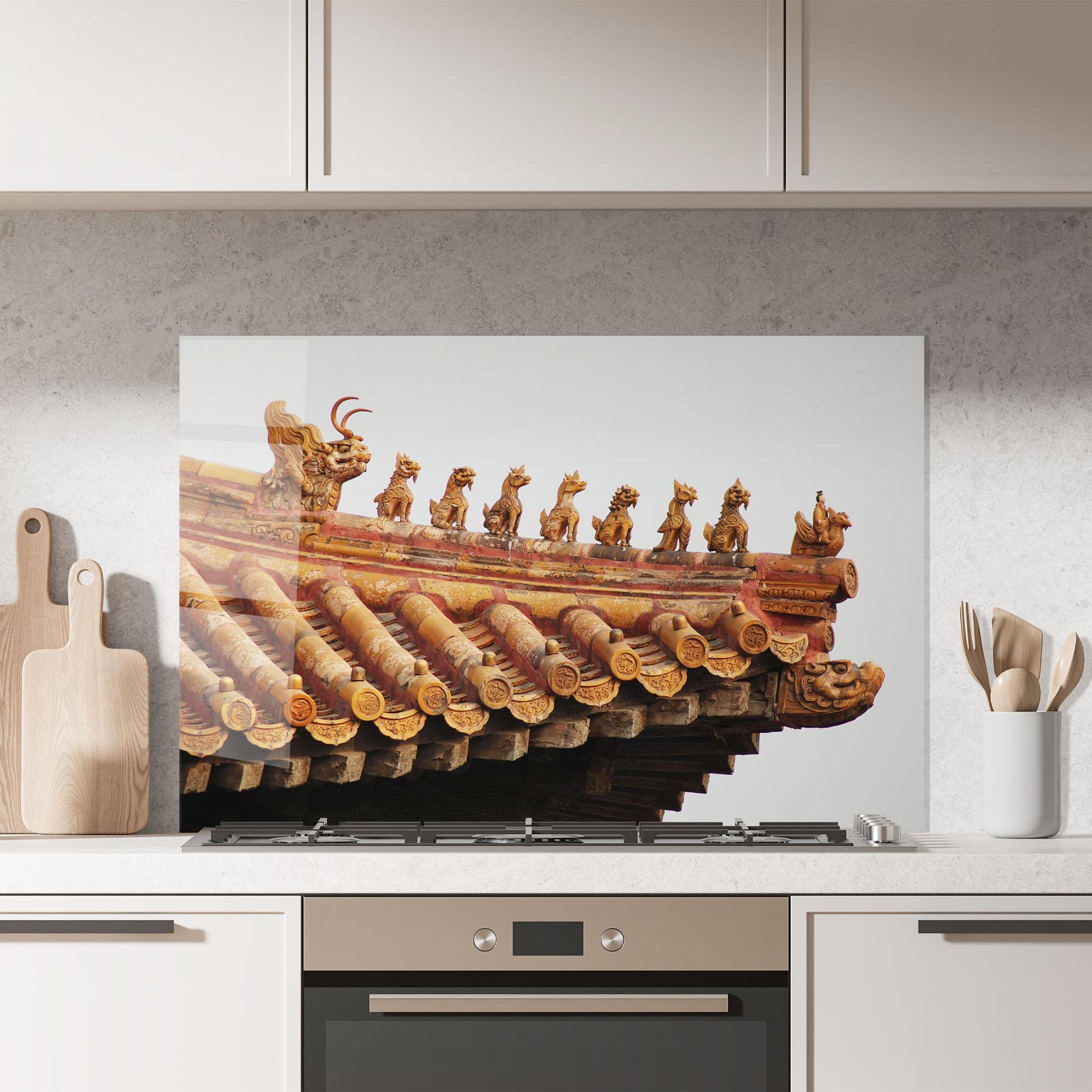 Konyhai üveg hátfal Imperial Roof mockup 7