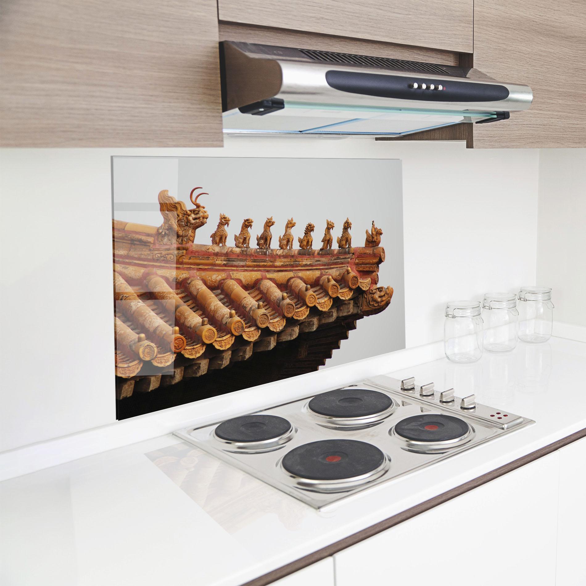 Konyhai üveg hátfal Imperial Roof mockup 8