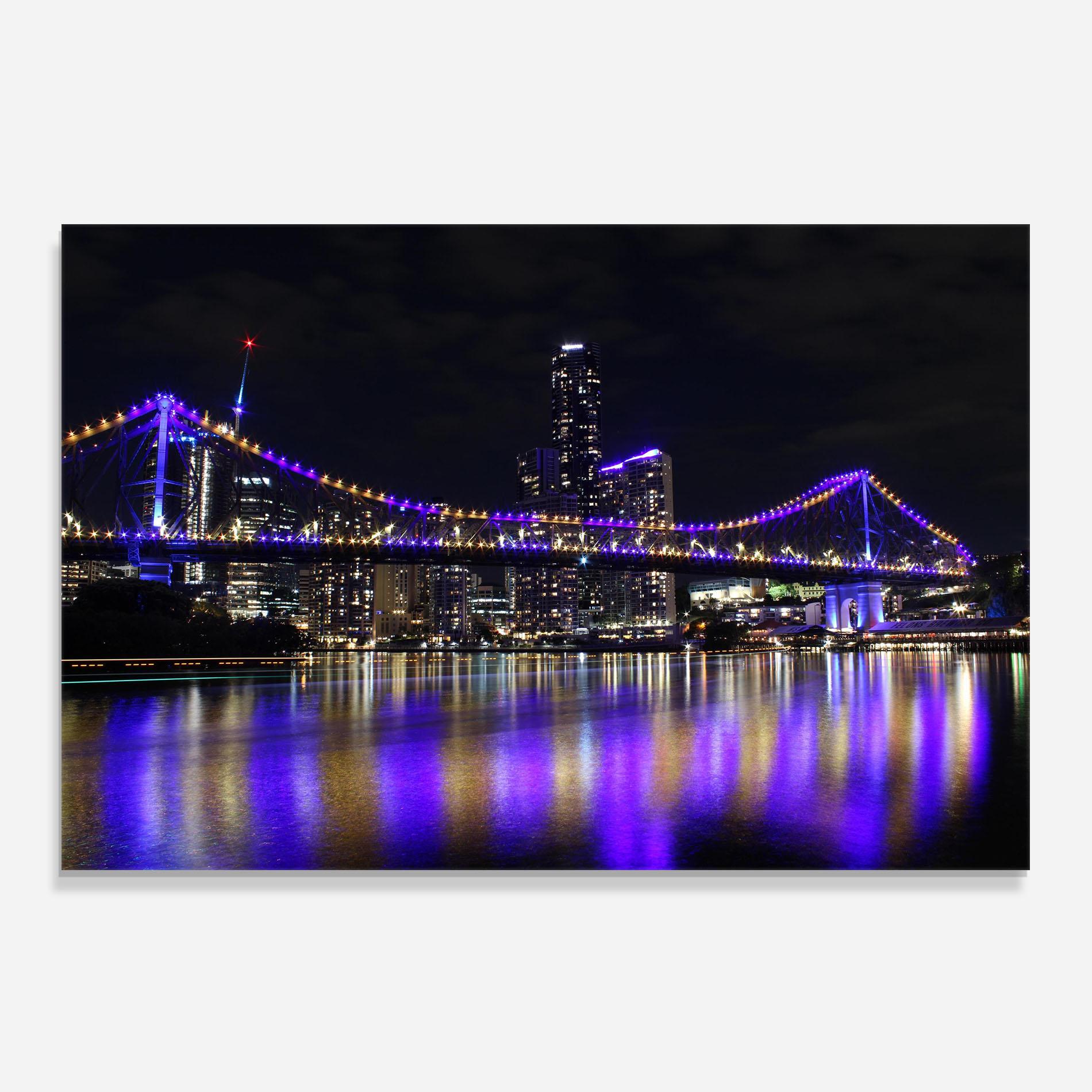 Konyhai üveg hátfal Story Bridge mockup 0