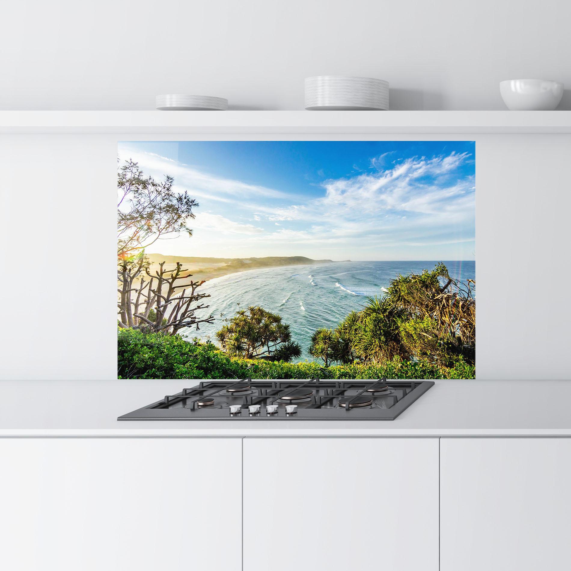 Konyhai üveg hátfal Australian View mockup 9