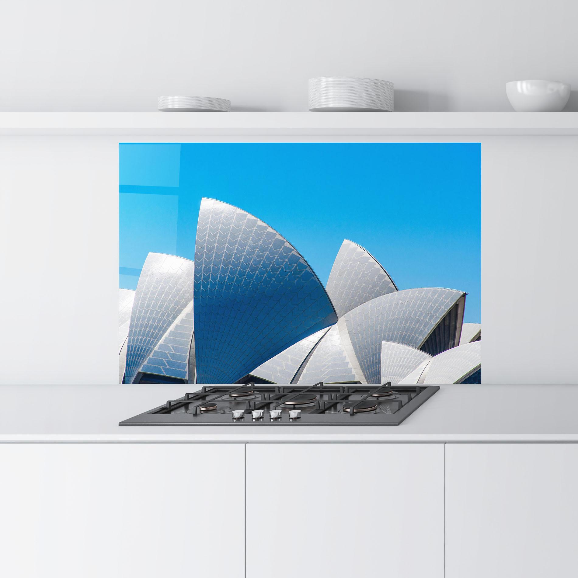 Konyhai üveg hátfal Close Up Opera House mockup 9