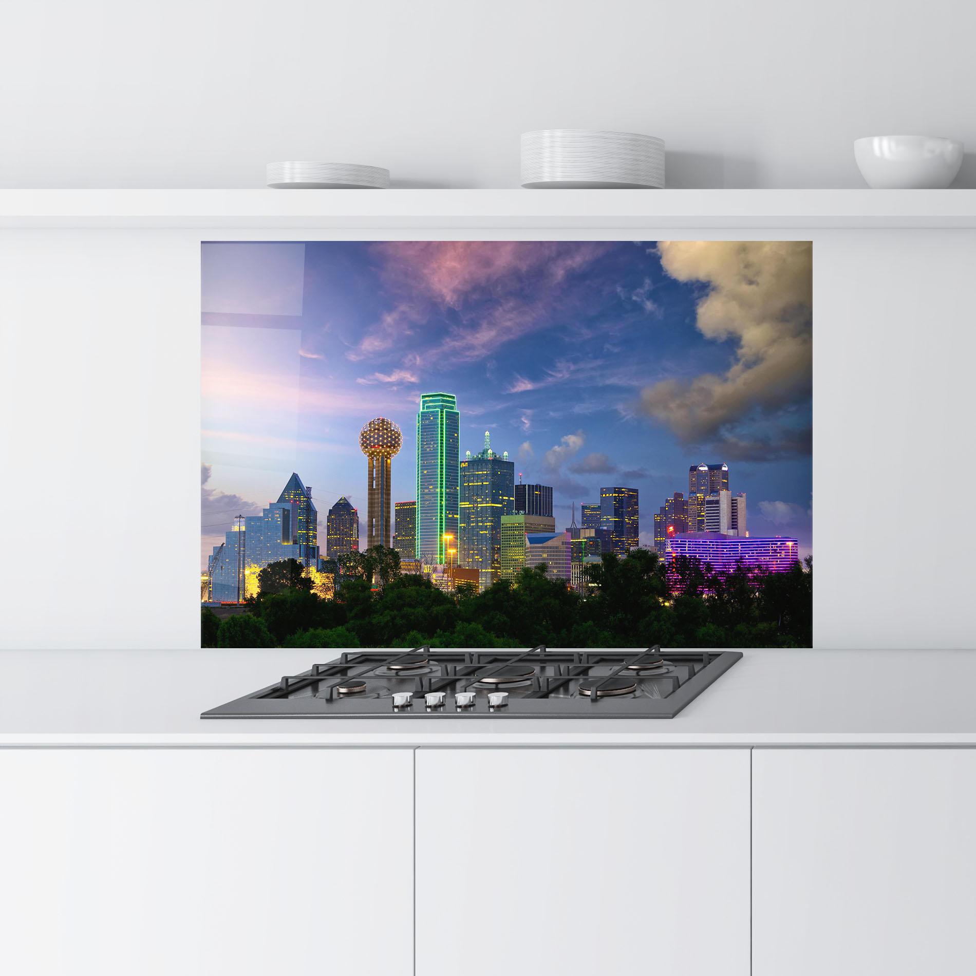 Konyhai üveg hátfal Dallas Dusk mockup 9