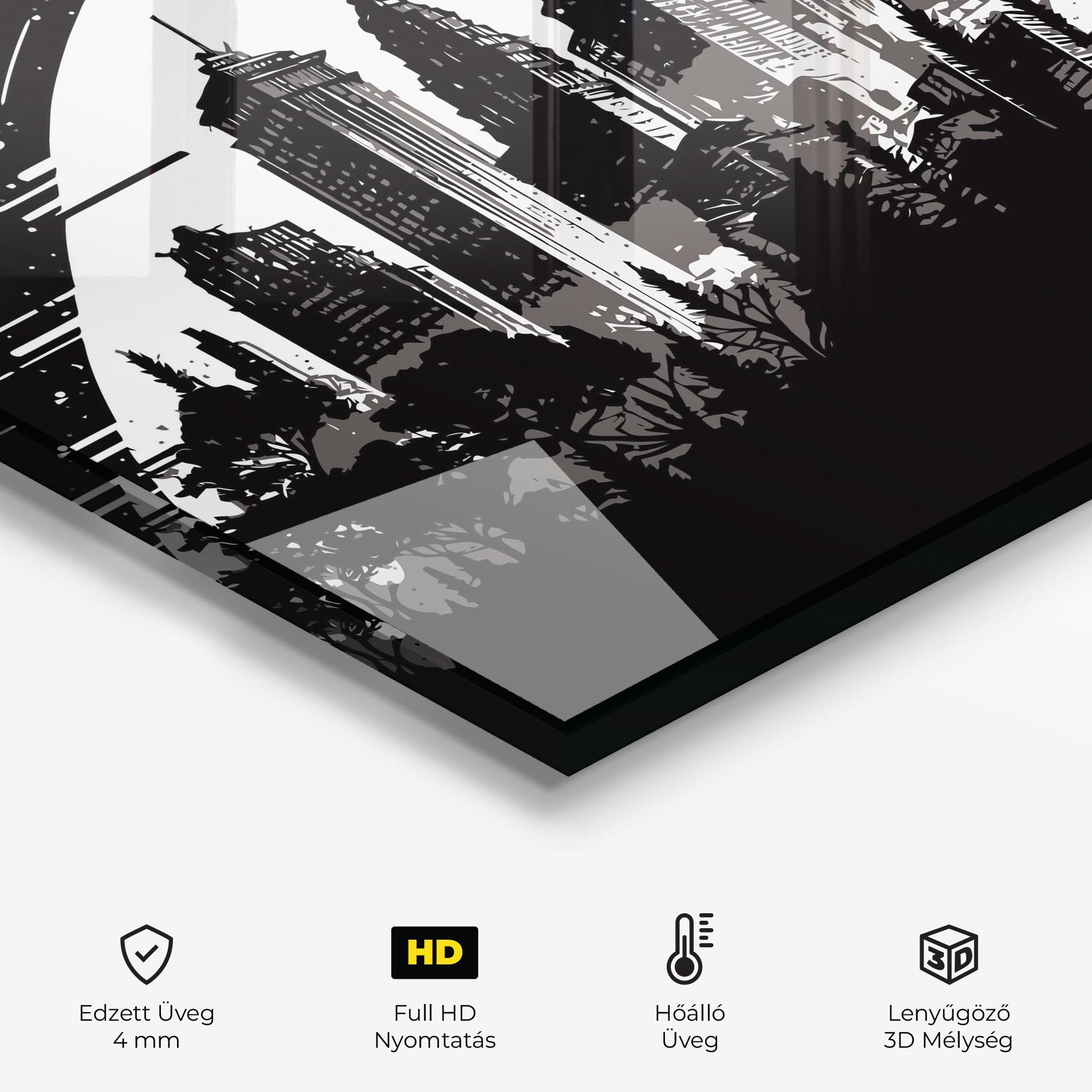 Konyhai üveg hátfal Australia Moon mockup 2