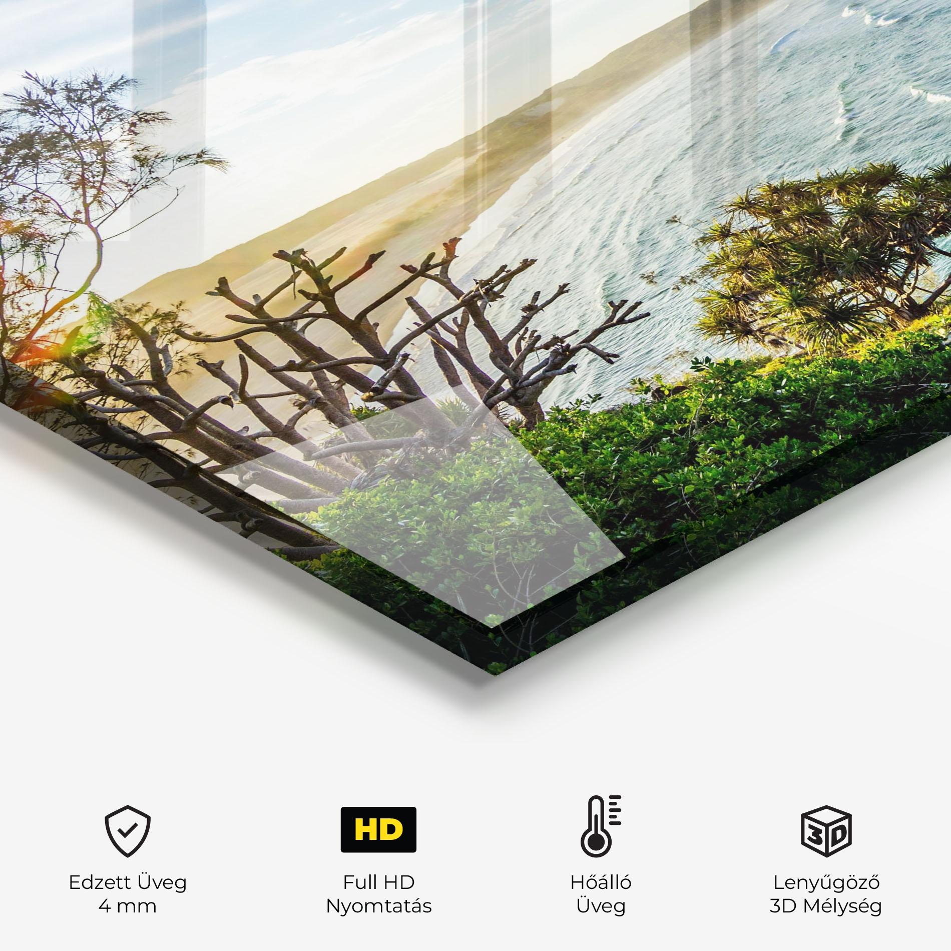 Konyhai üveg hátfal Australian View mockup 2