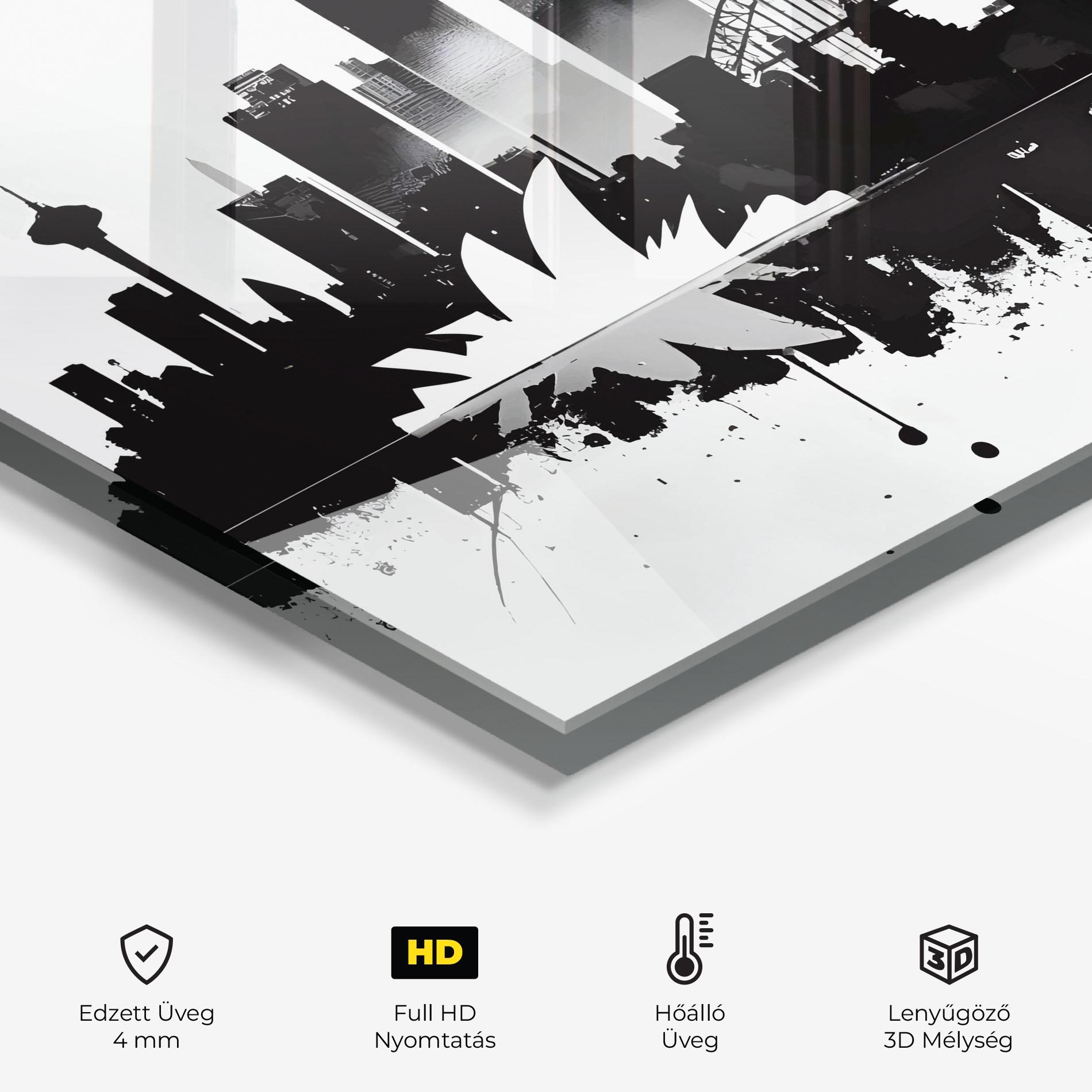 Konyhai üveg hátfal Opera House Art mockup 2