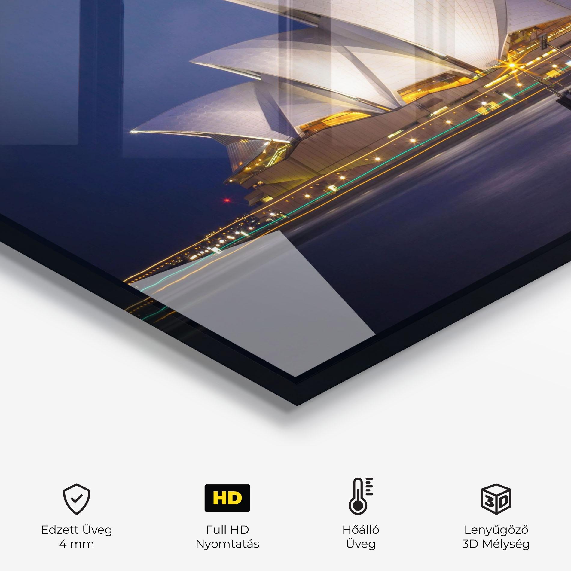 Konyhai üveg hátfal Opera House View mockup 2