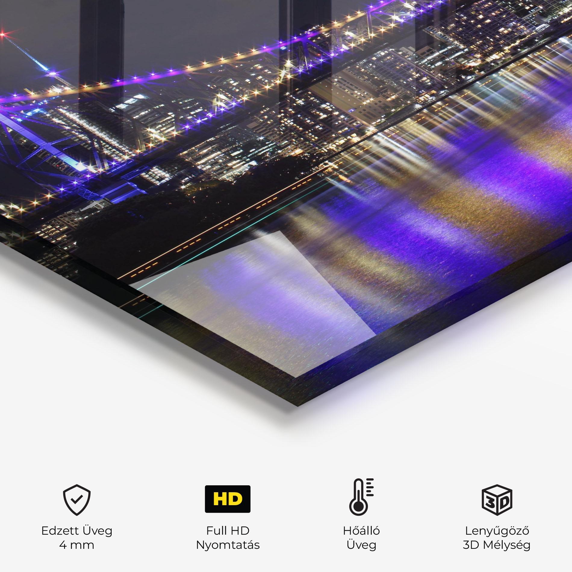 Konyhai üveg hátfal Story Bridge mockup 2