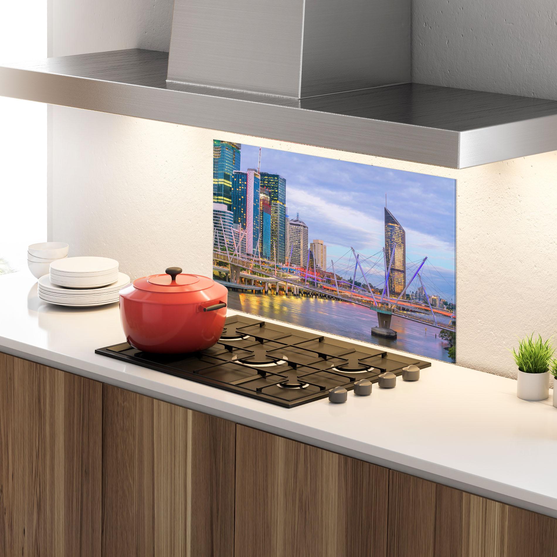 Konyhai üveg hátfal Brisbane River Australia mockup 4