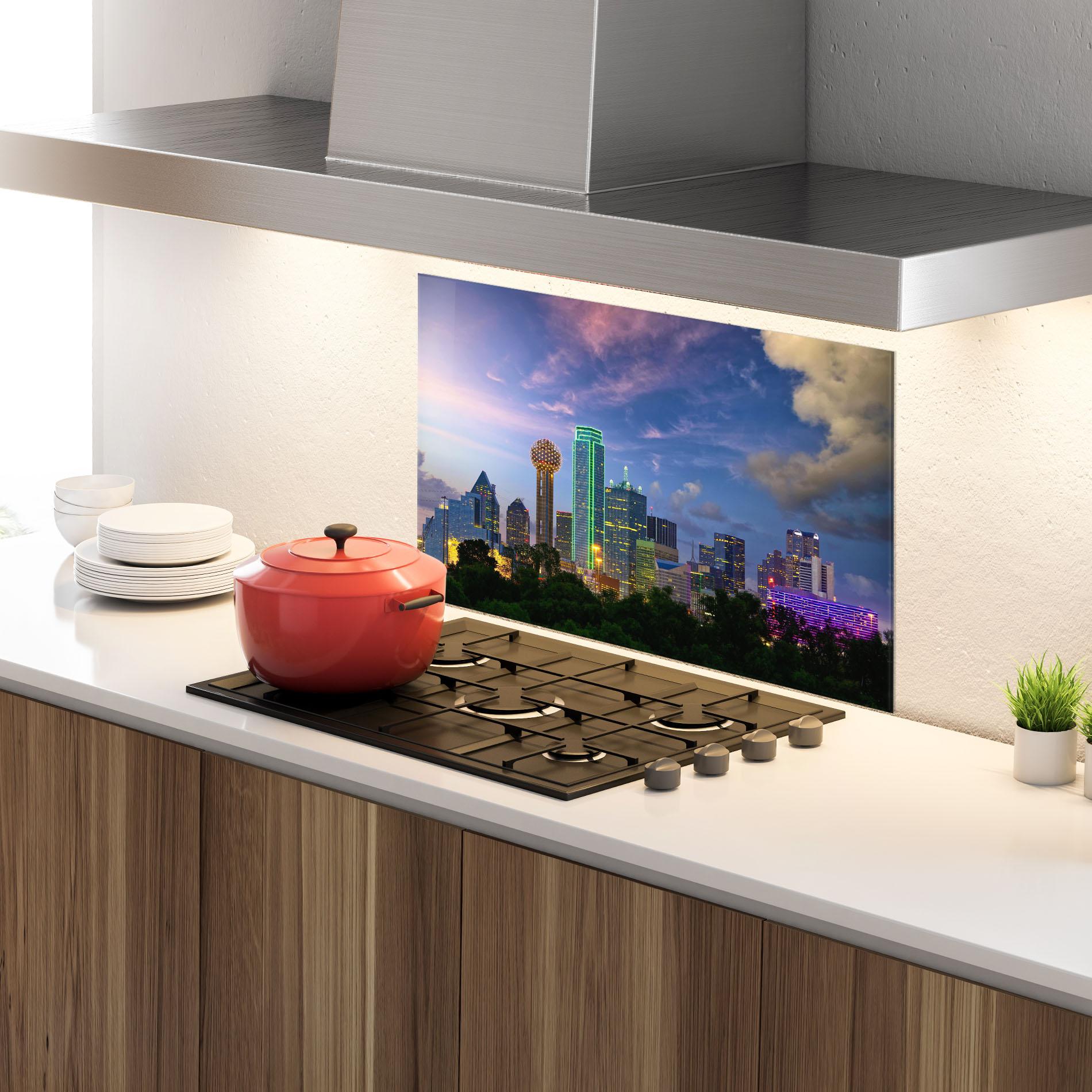 Konyhai üveg hátfal Dallas Dusk mockup 4