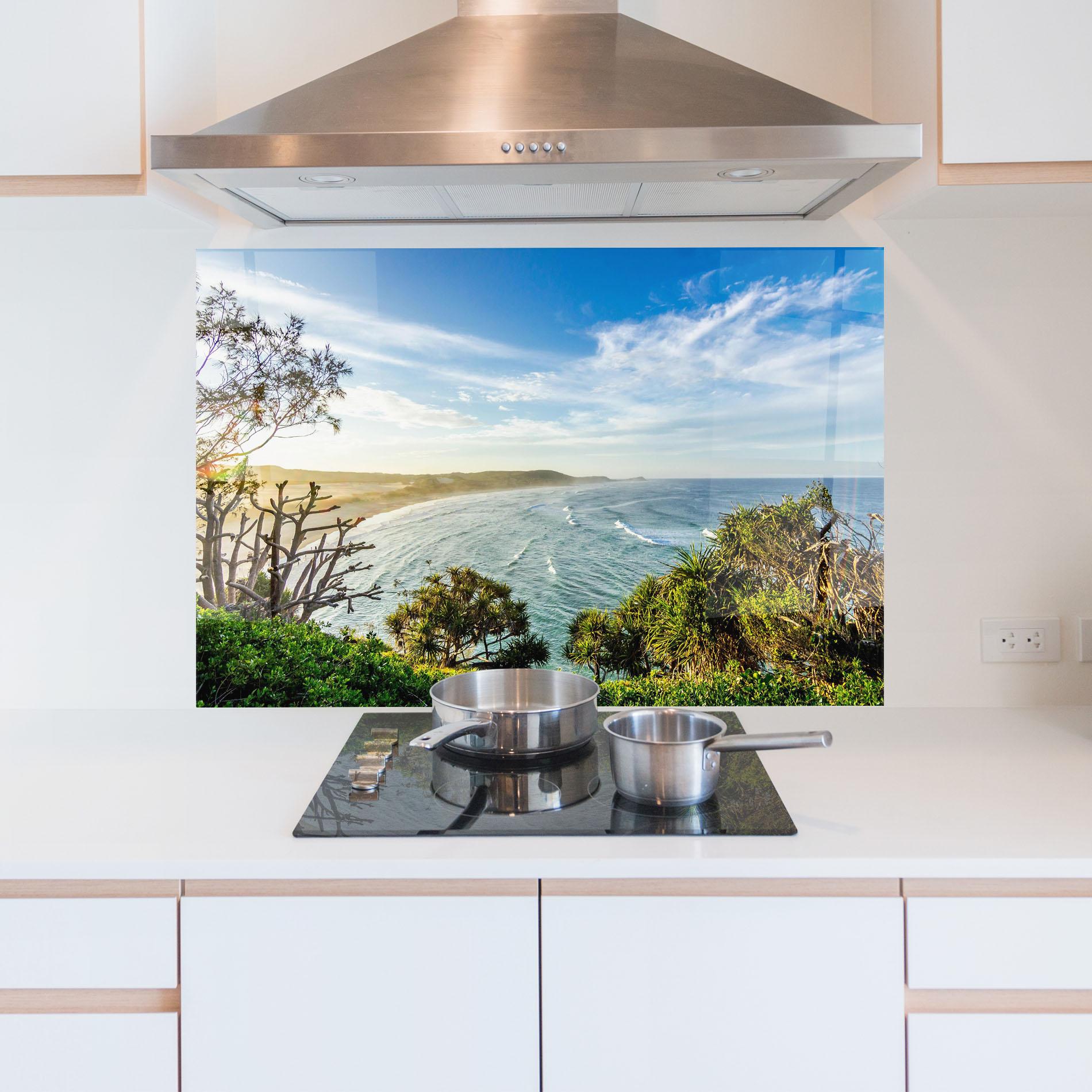 Konyhai üveg hátfal Australian View mockup 5