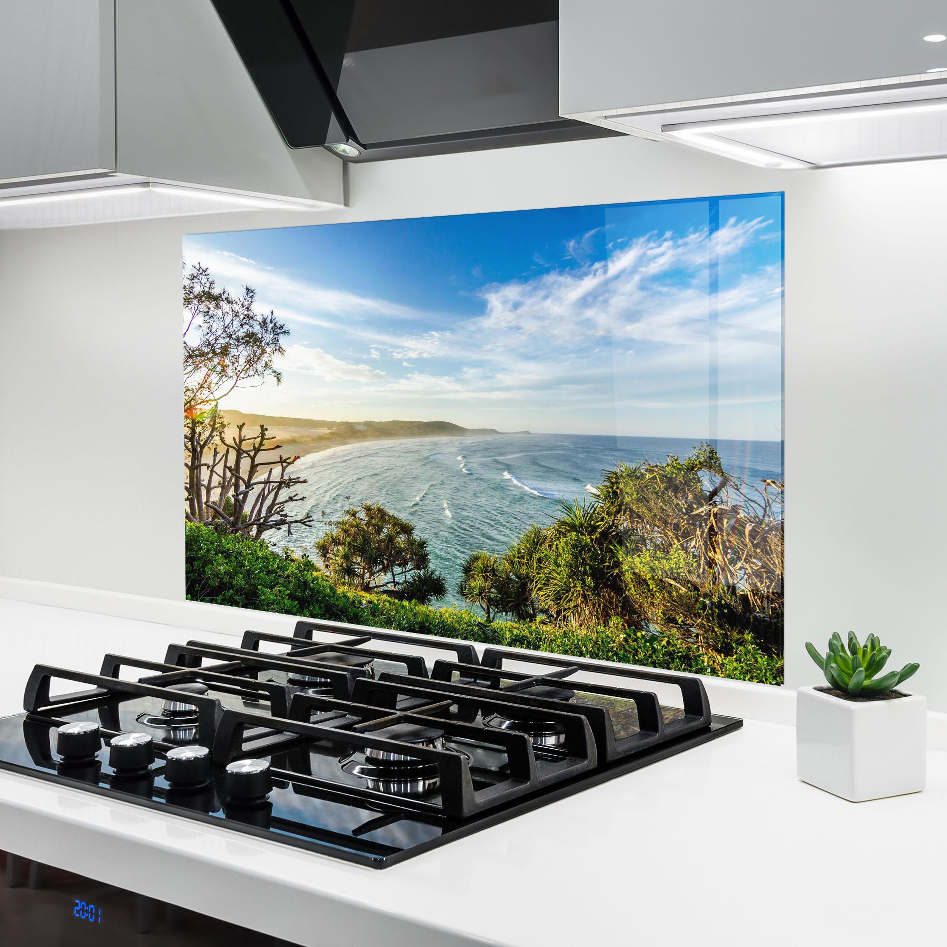 Konyhai üveg hátfal Australian View mockup 6