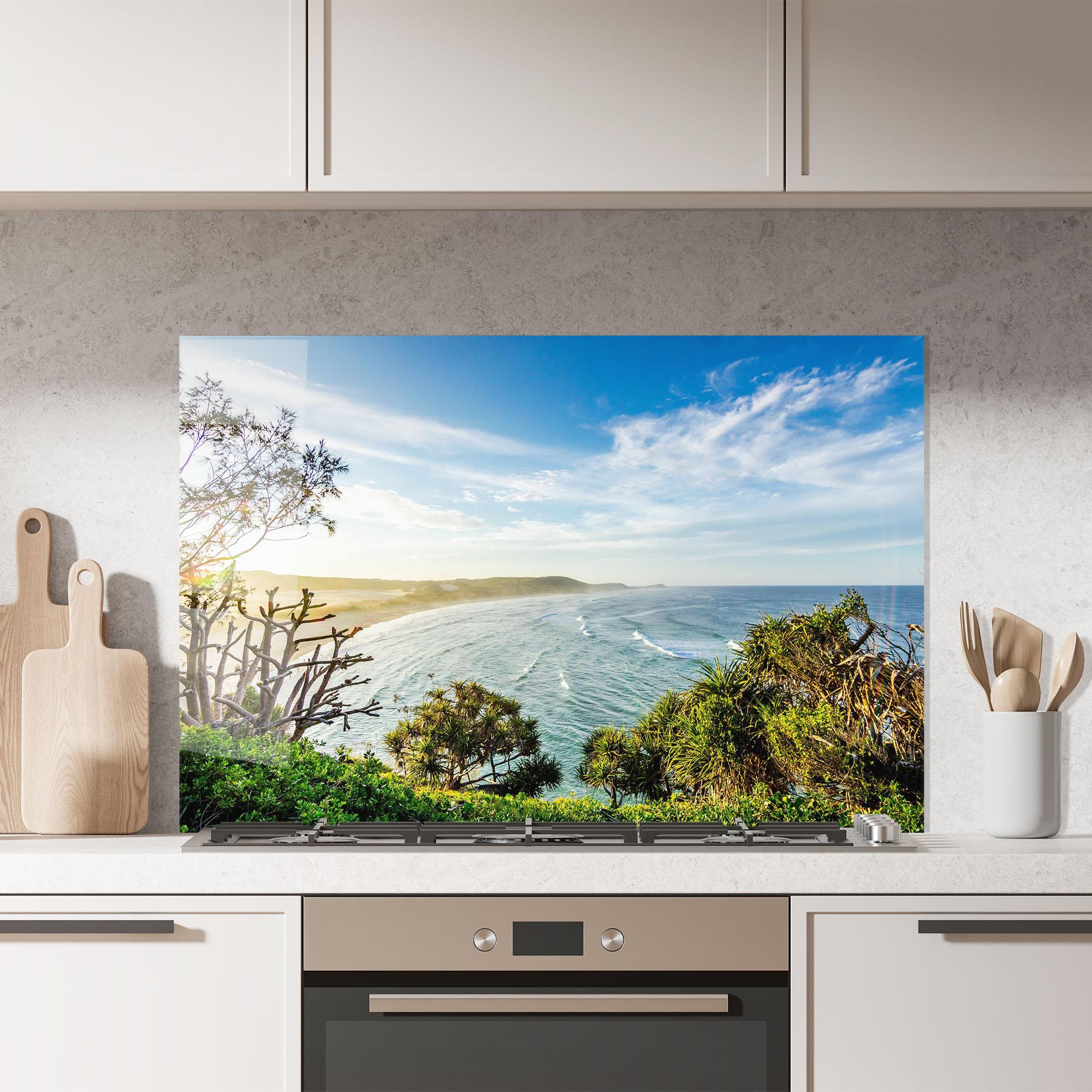 Konyhai üveg hátfal Australian View mockup 7