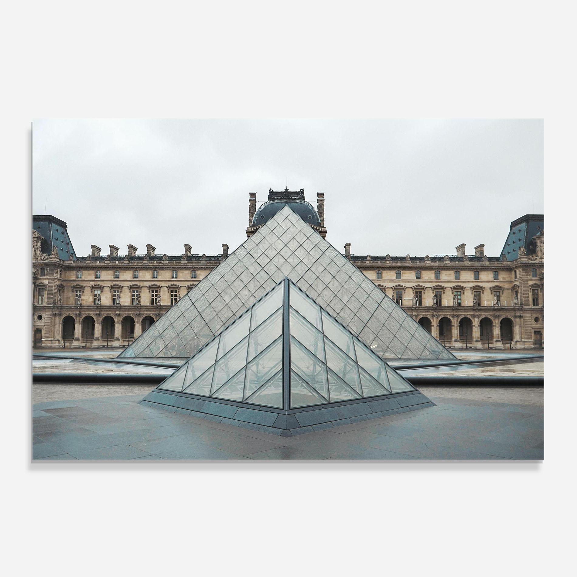 Konyhai üveg hátfal Beautiful Louvre mockup 0