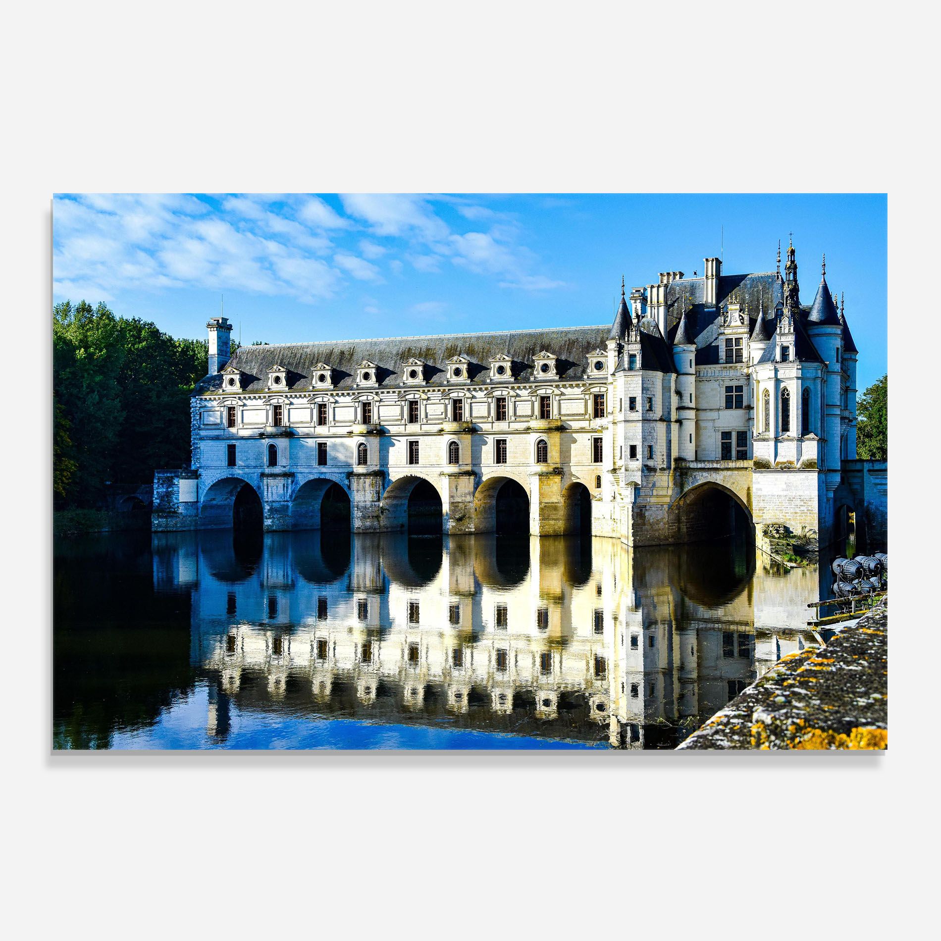 White Building Reflection mockup 0