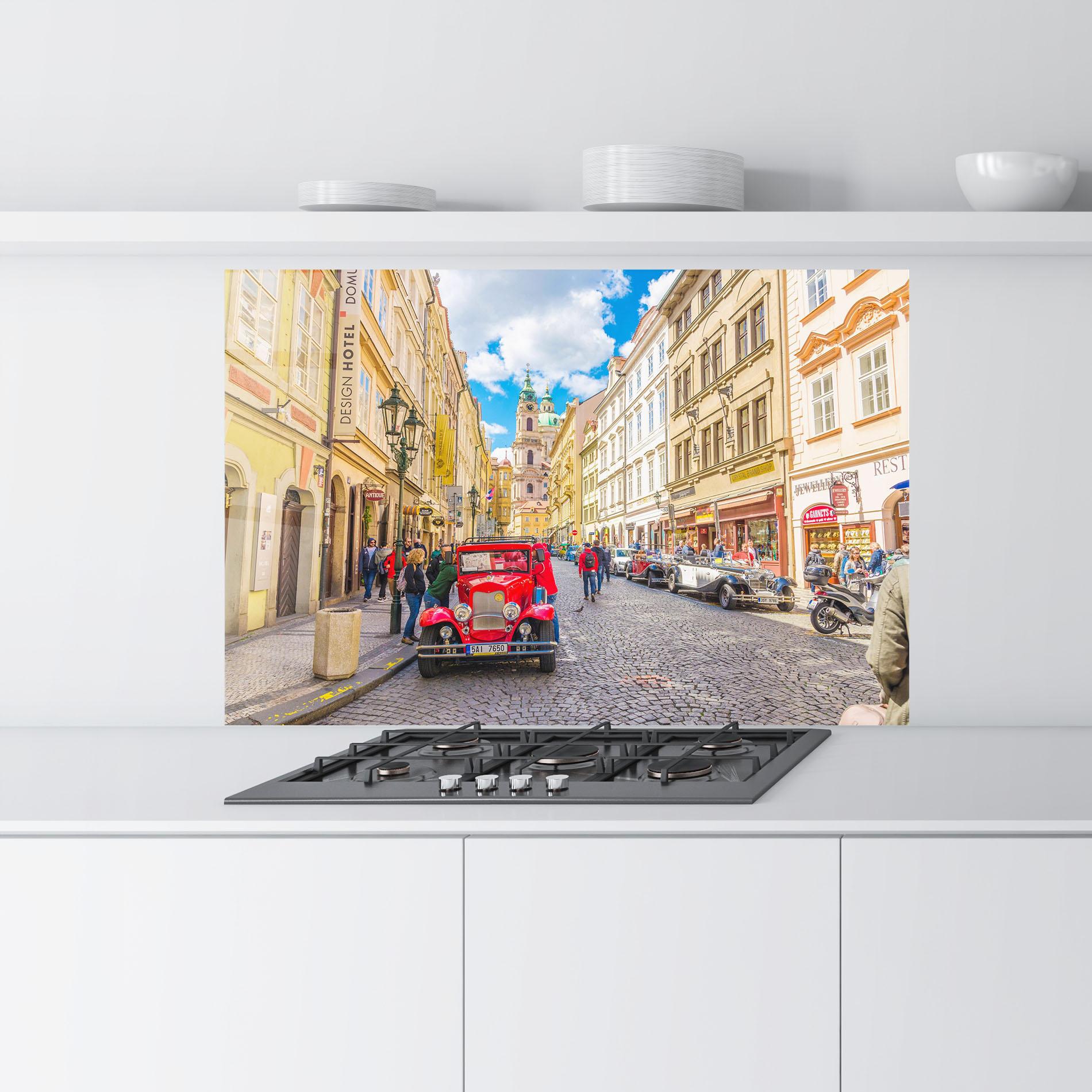 Konyhai üveg hátfal Czech Republic Car mockup 9