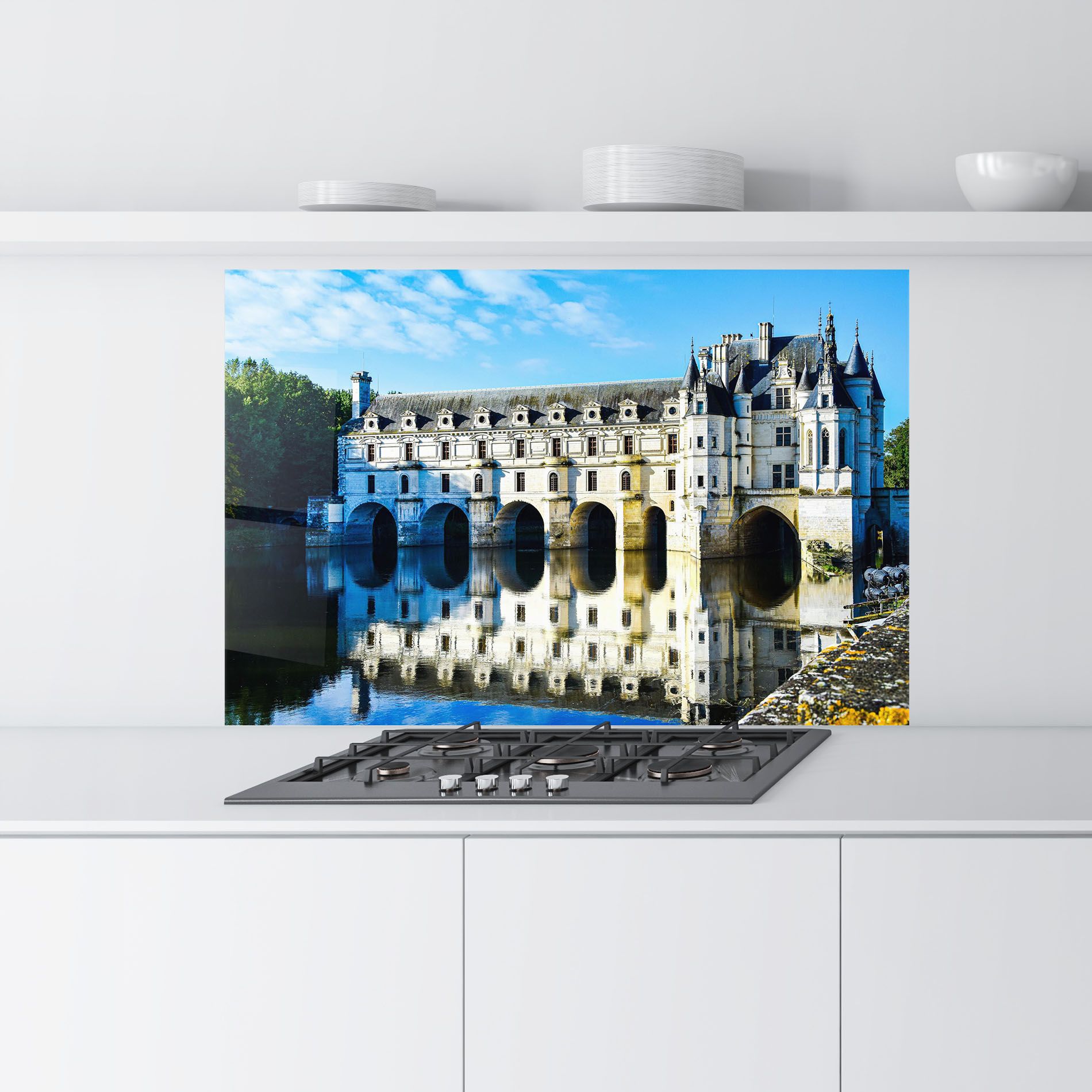White Building Reflection mockup 9