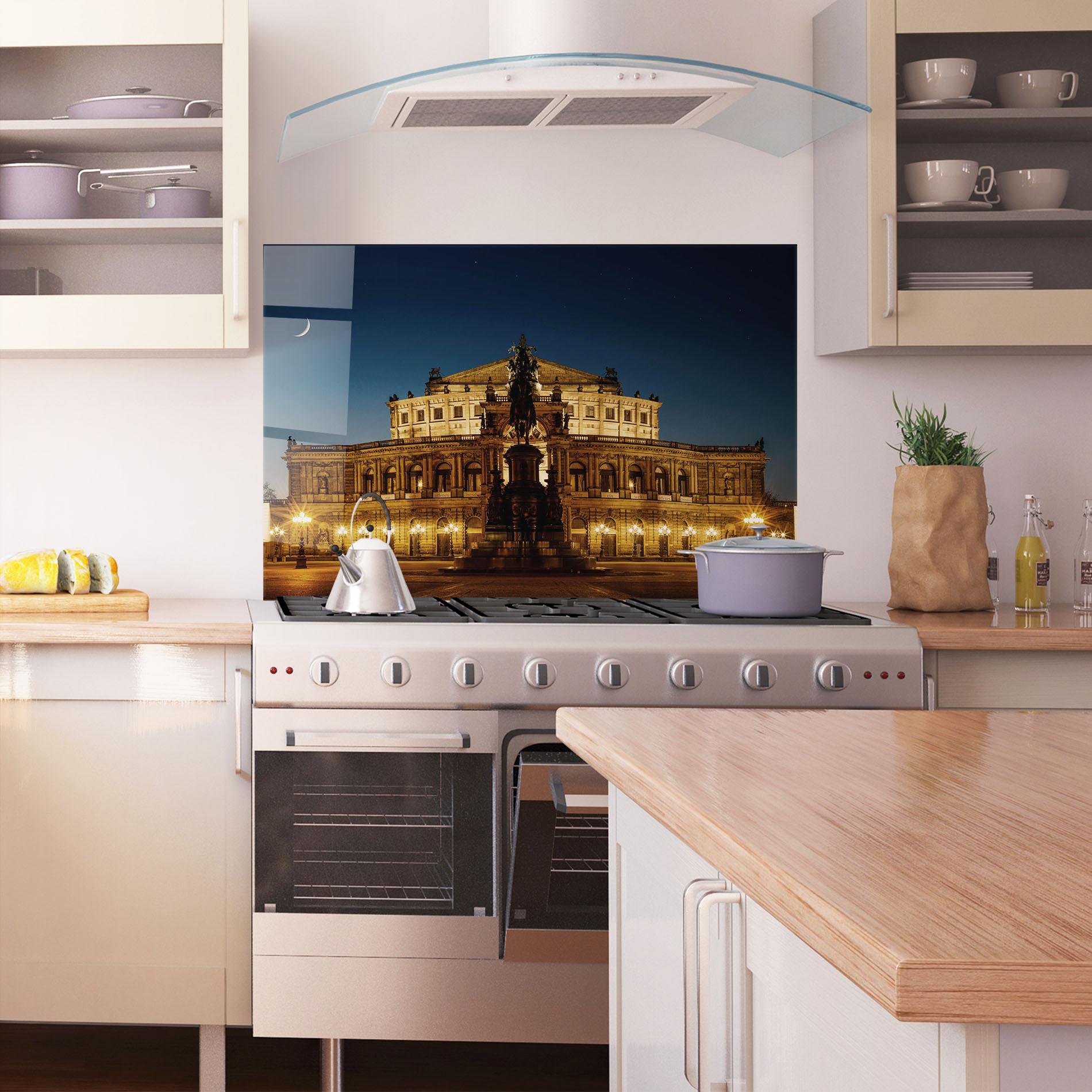 Konyhai üveg hátfal Dresden Opera mockup 1