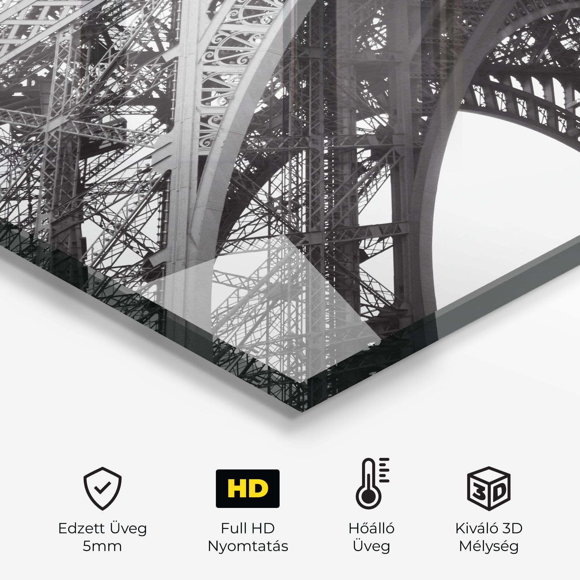 Grey Eiffel Tower mockup 2