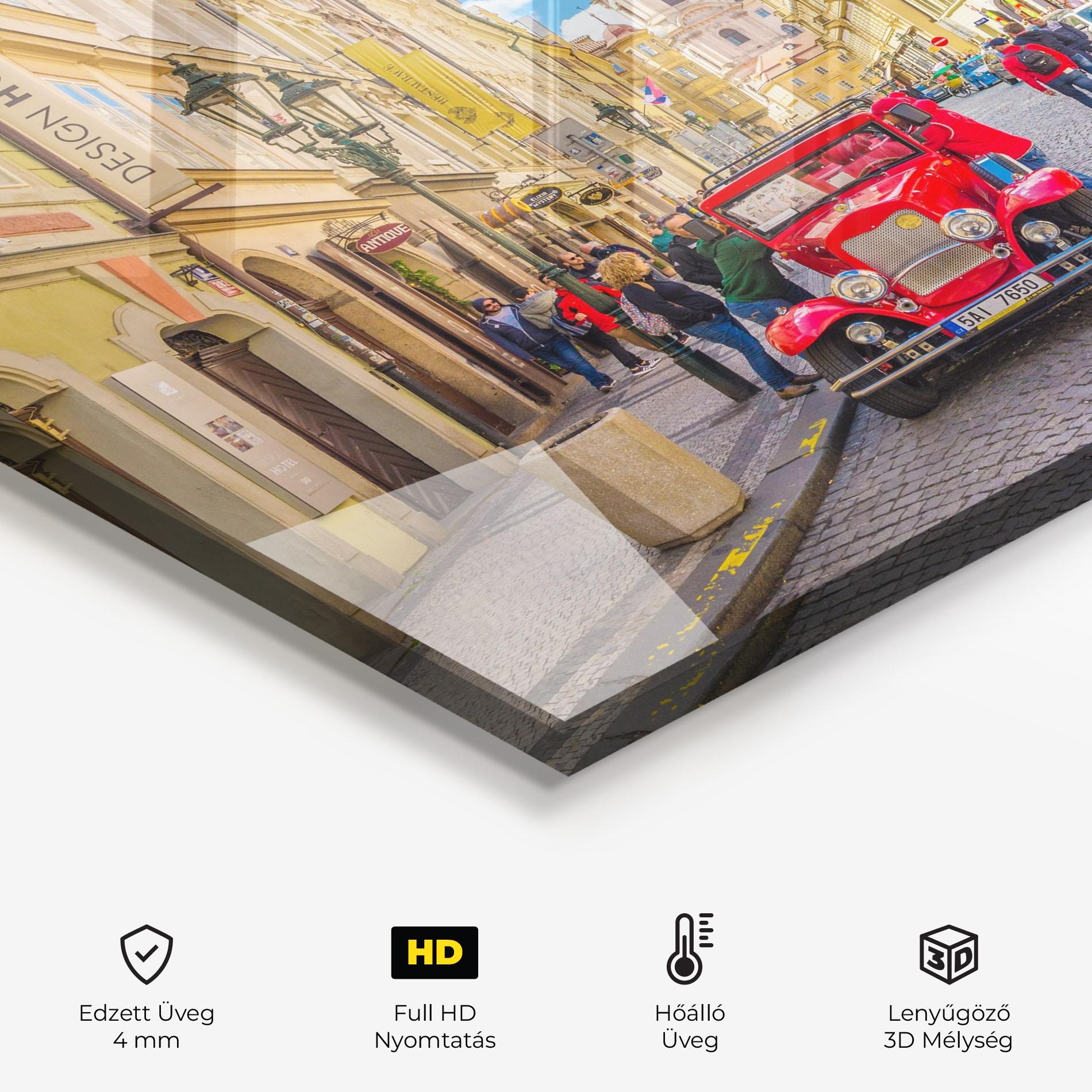 Konyhai üveg hátfal Czech Republic Car mockup 2