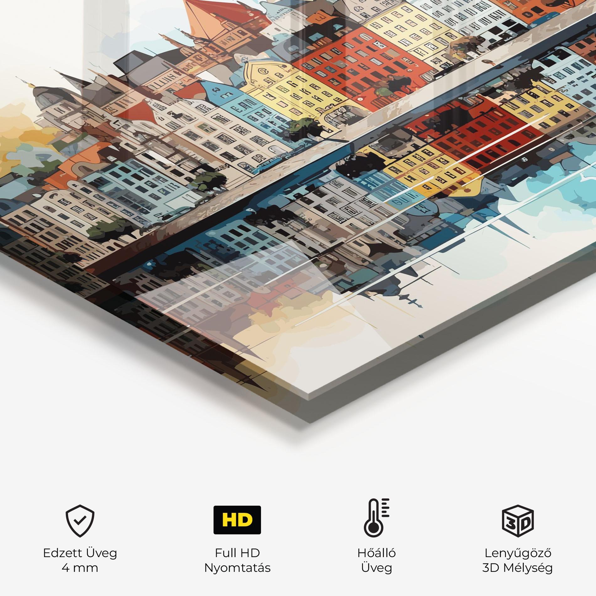 Konyhai üveg hátfal German Buildings mockup 2