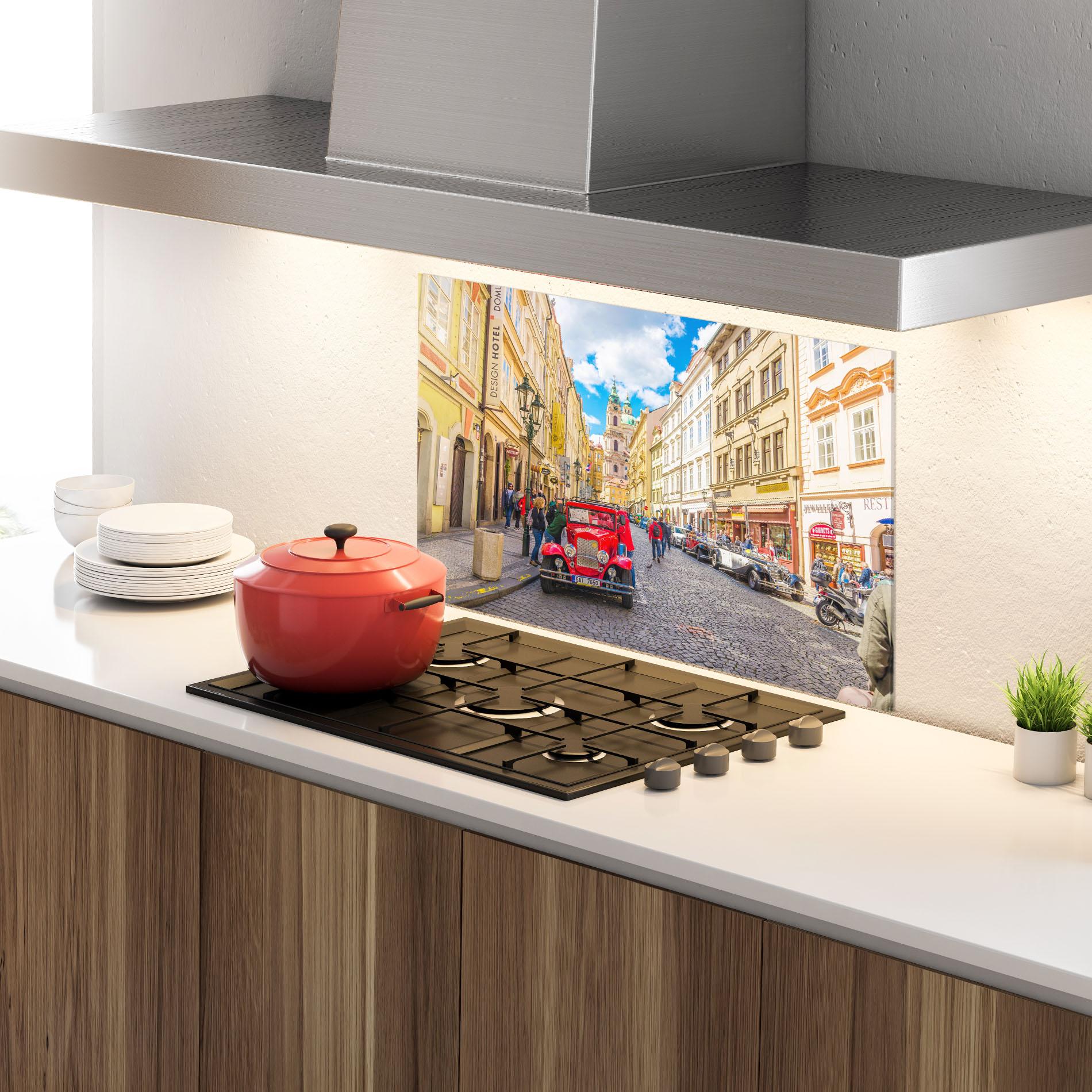 Konyhai üveg hátfal Czech Republic Car mockup 4