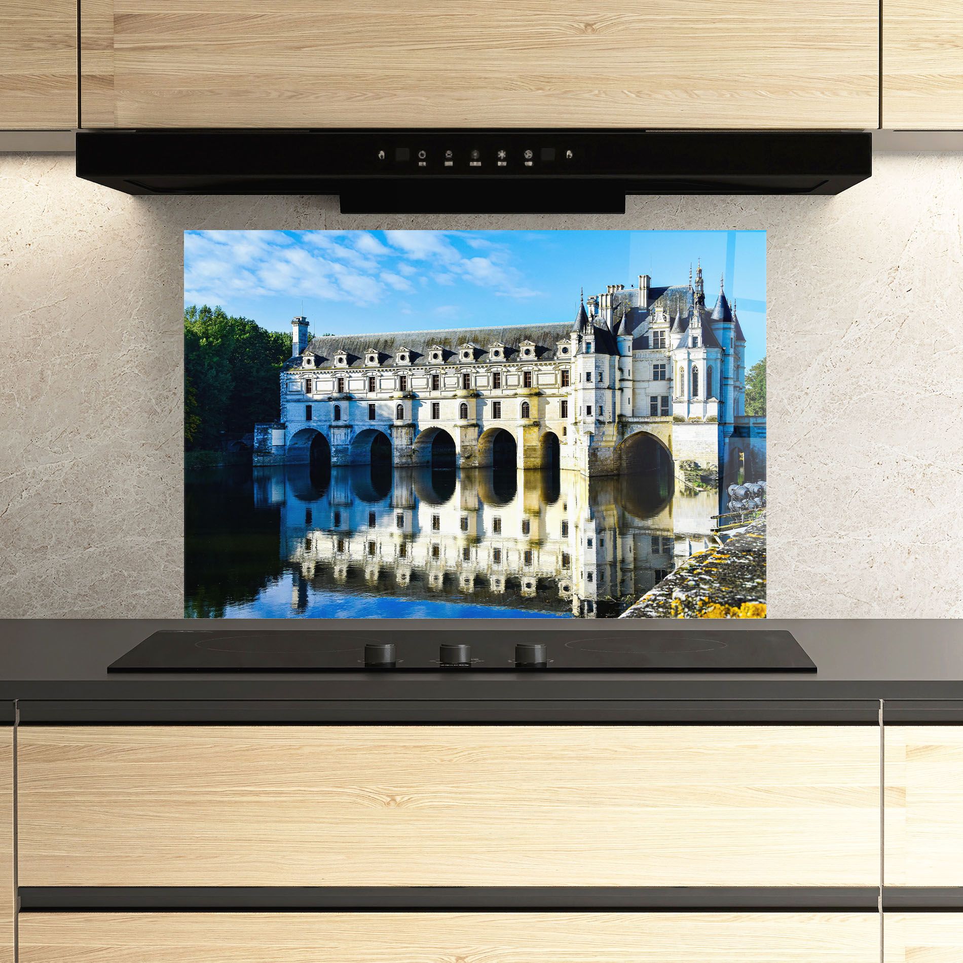 White Building Reflection mockup 3