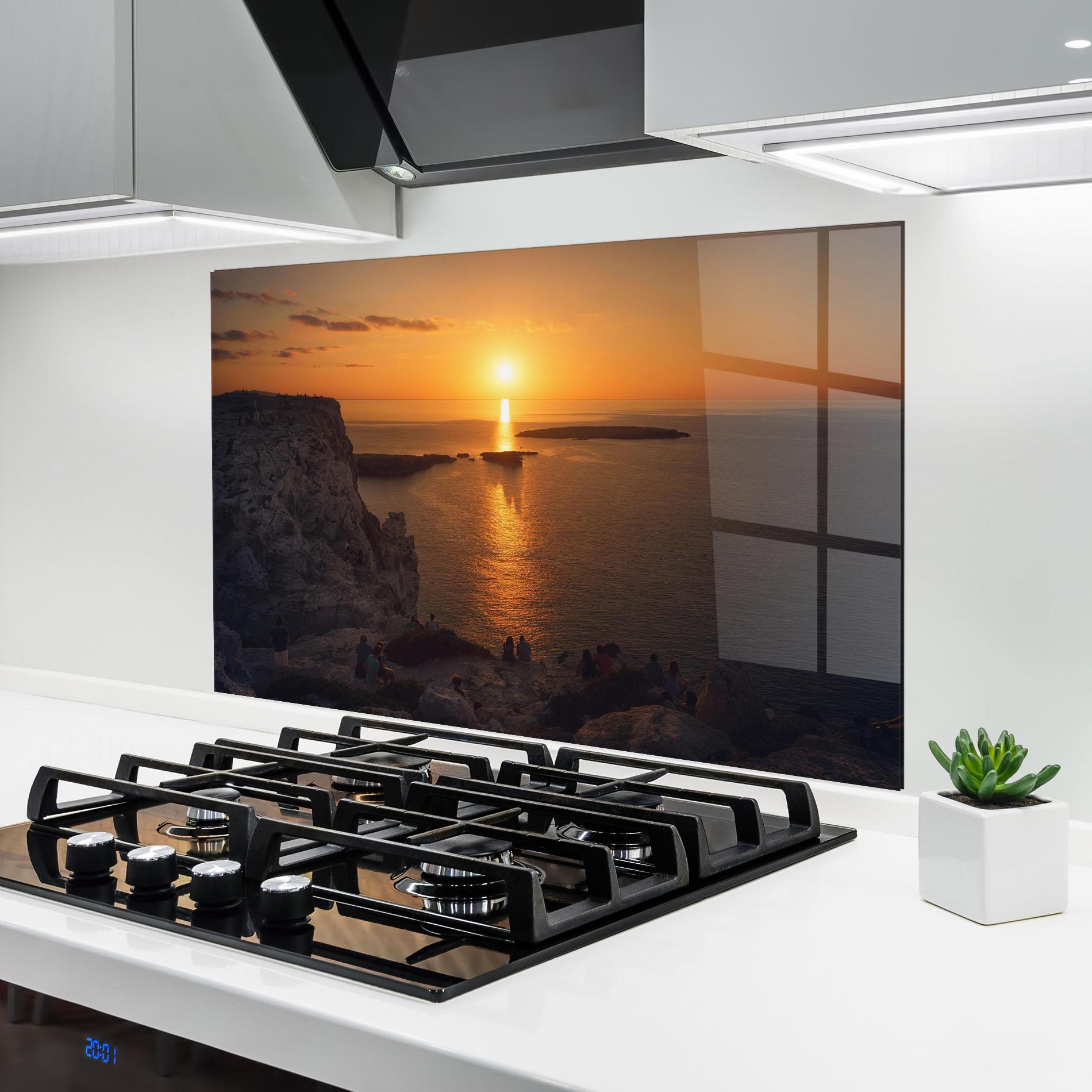 Konyhai üveg hátfal Menorca mockup 6