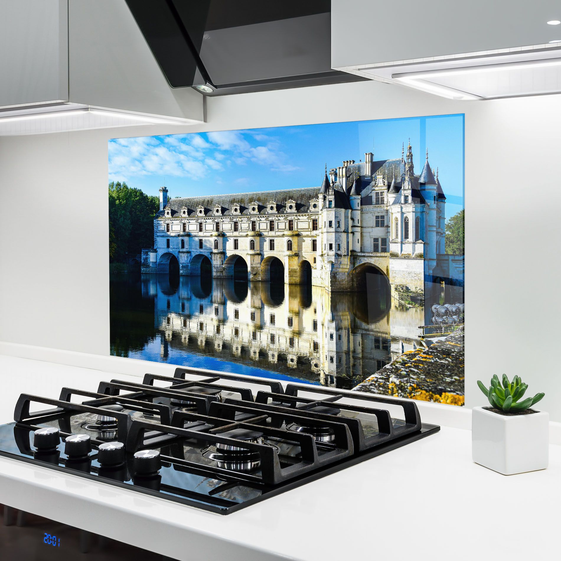 White Building Reflection mockup 6