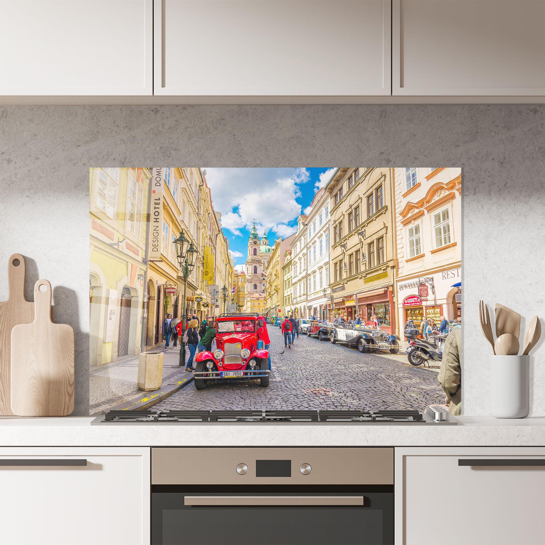 Konyhai üveg hátfal Czech Republic Car mockup 7