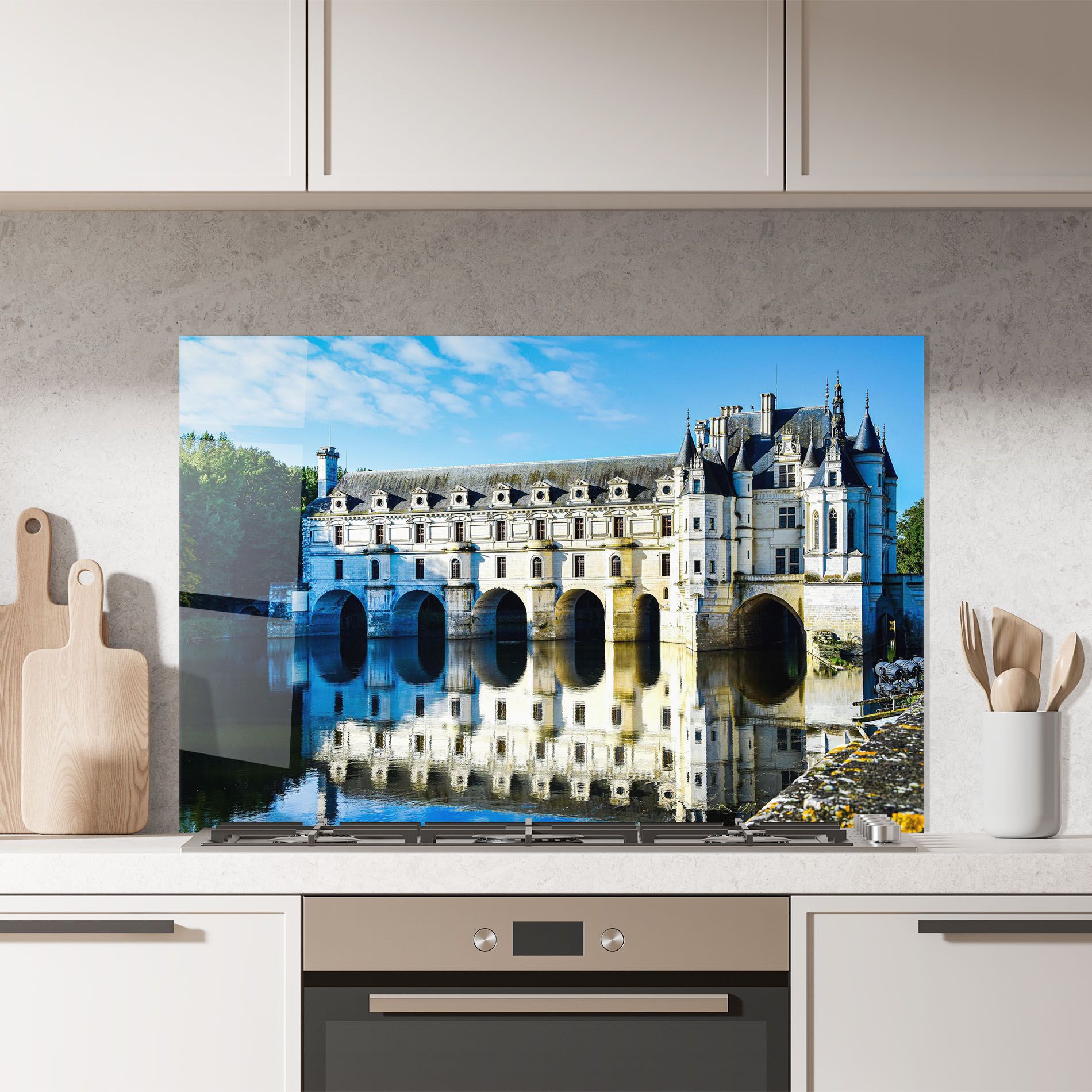 White Building Reflection mockup 7