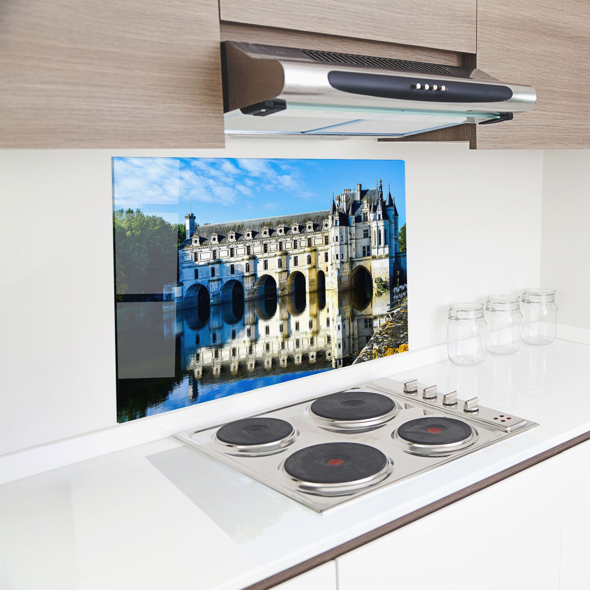 White Building Reflection mockup 8