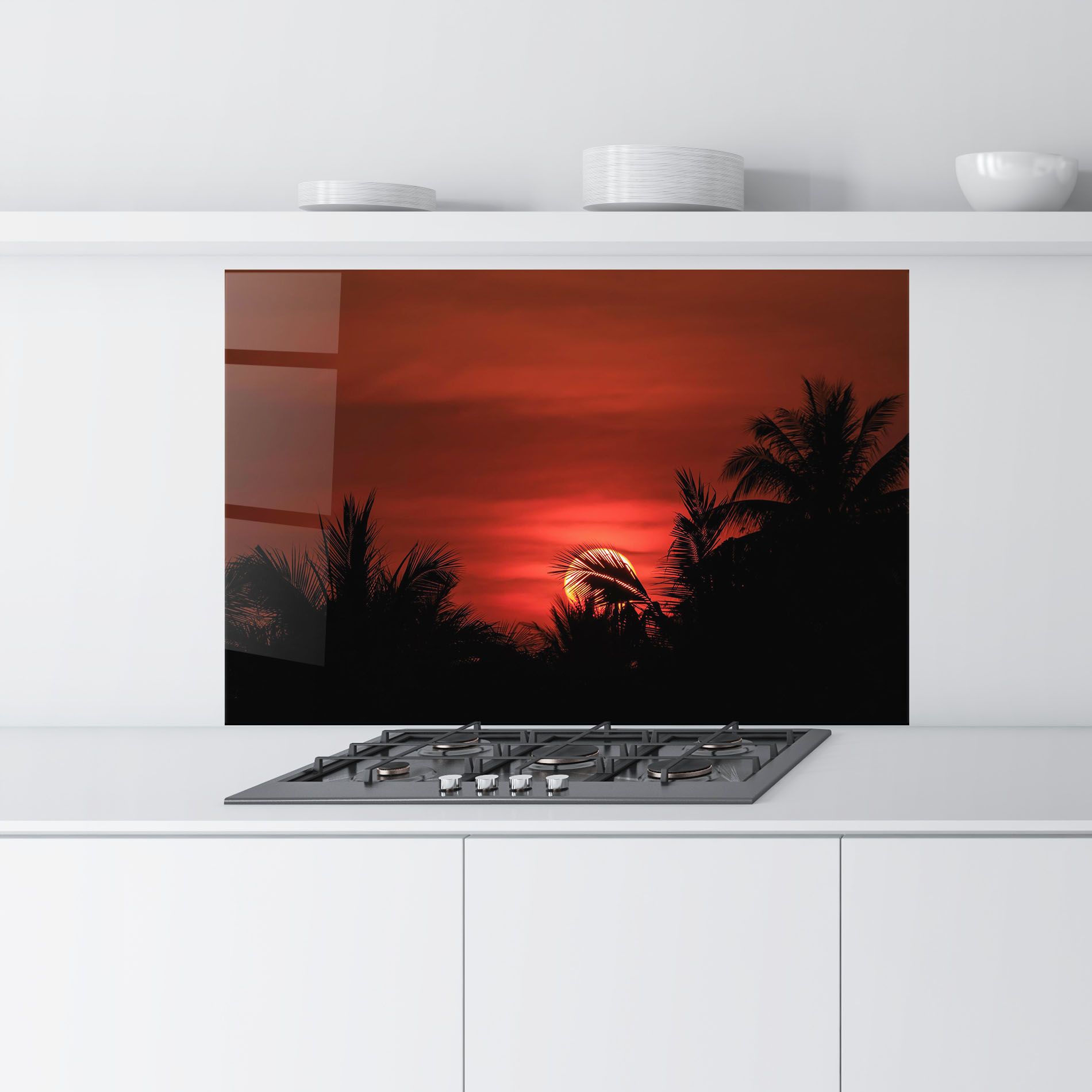 Coconuts Tree Sunset mockup 9