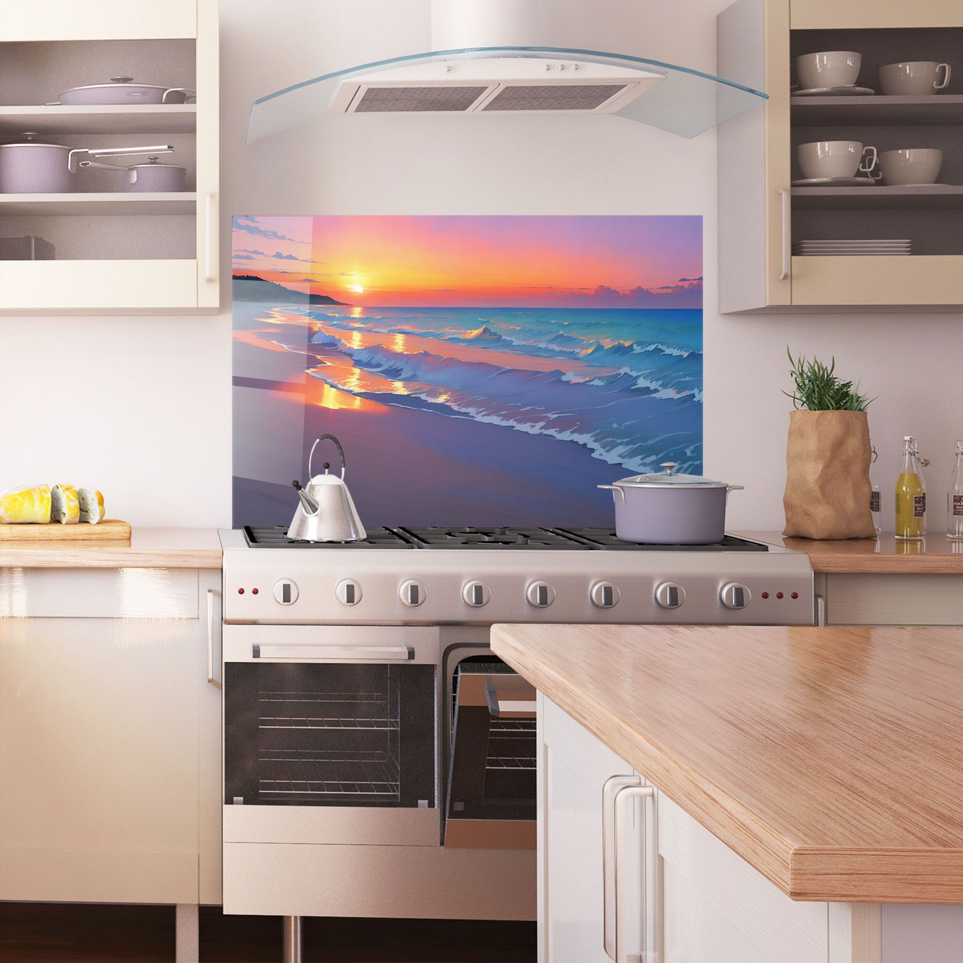 Dreamy Beach Sunset mockup 1