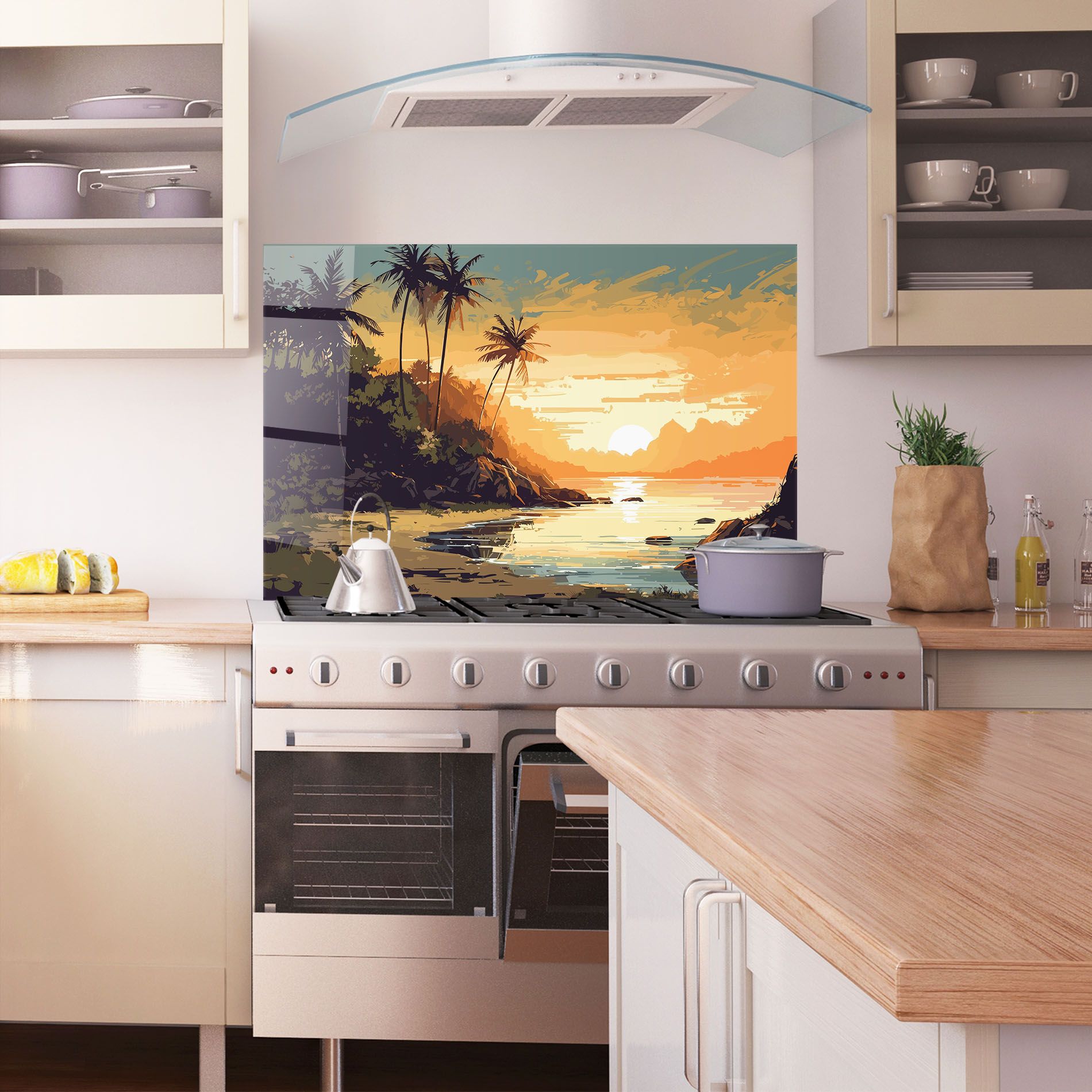 Green Yellow Sunset mockup 1