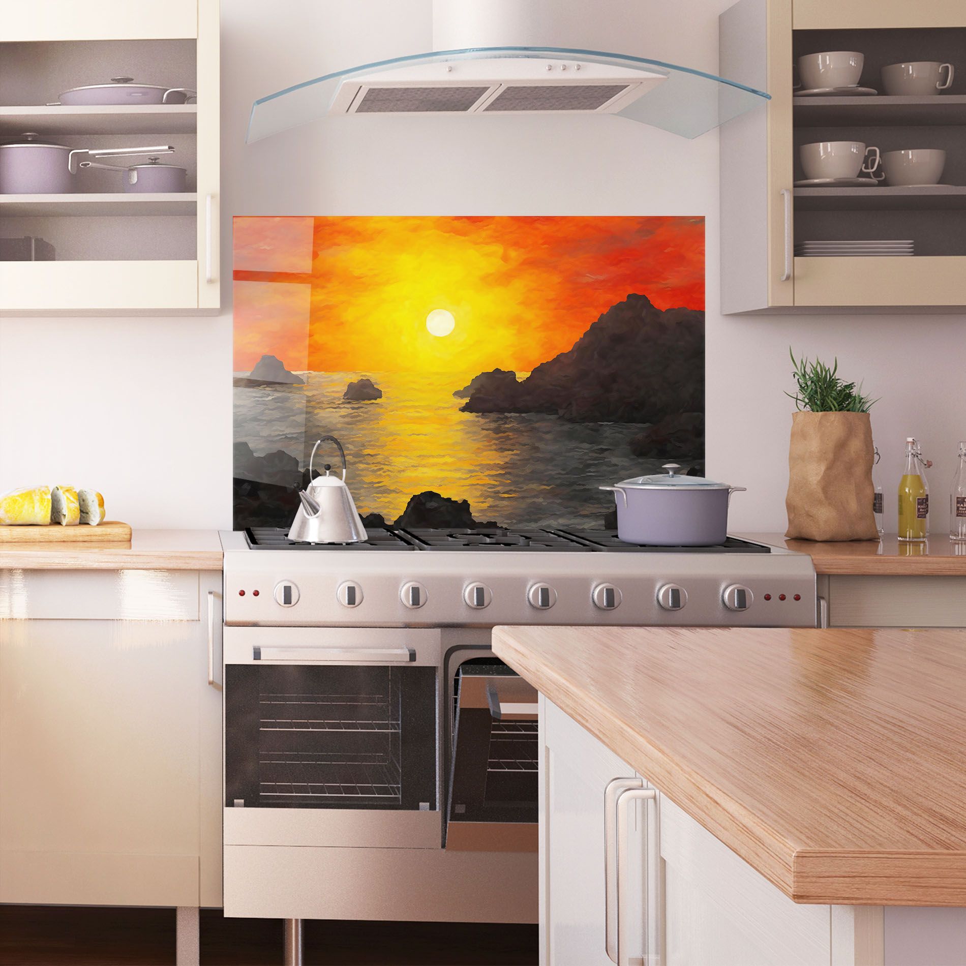 Mountains Rocks Painting mockup 1