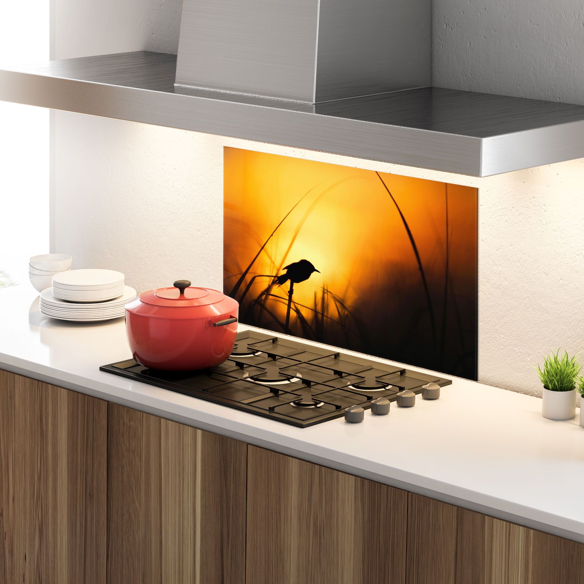 Small Bird Sunset mockup 4