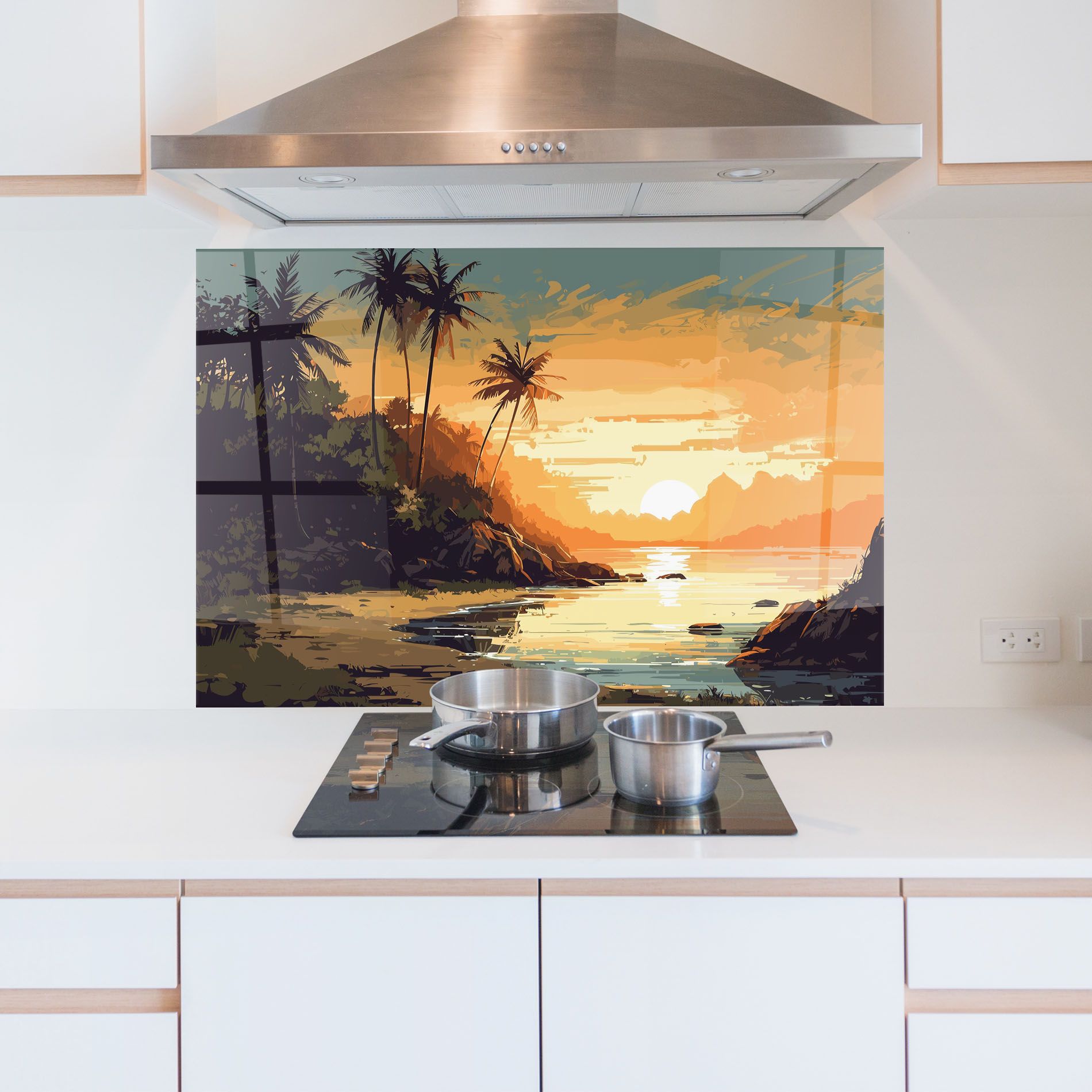 Green Yellow Sunset mockup 5