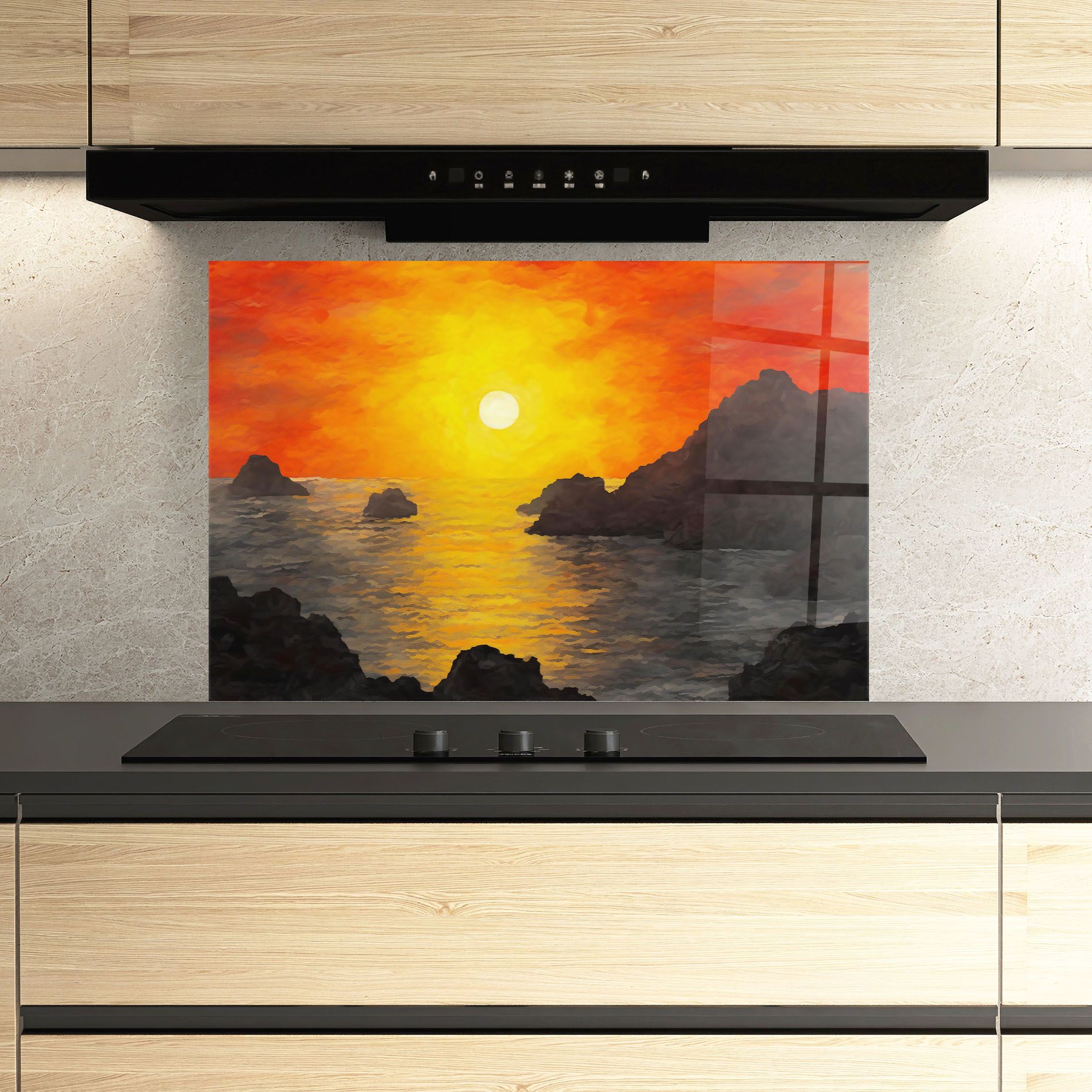 Mountains Rocks Painting mockup 3