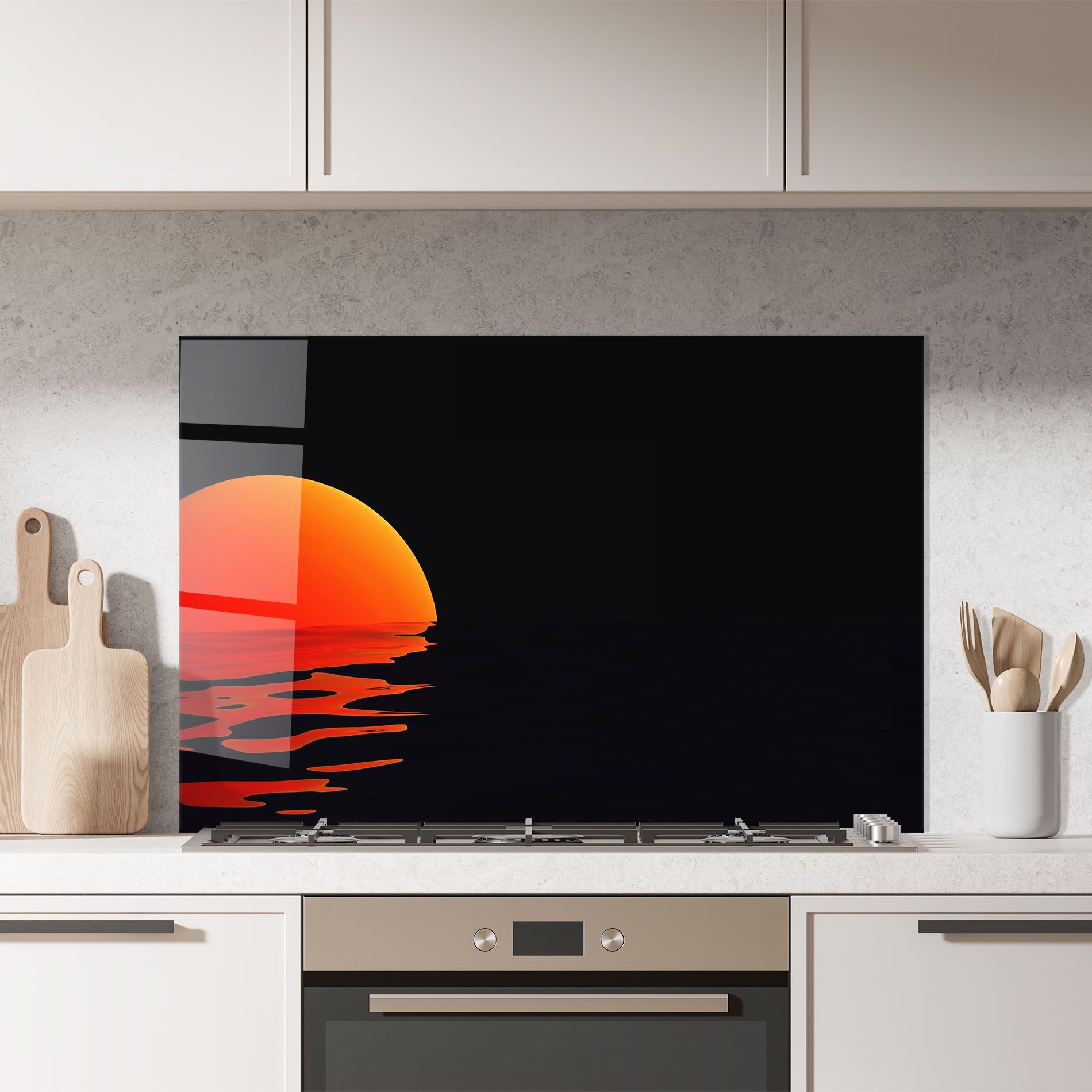 Red Evening Sunset mockup 7