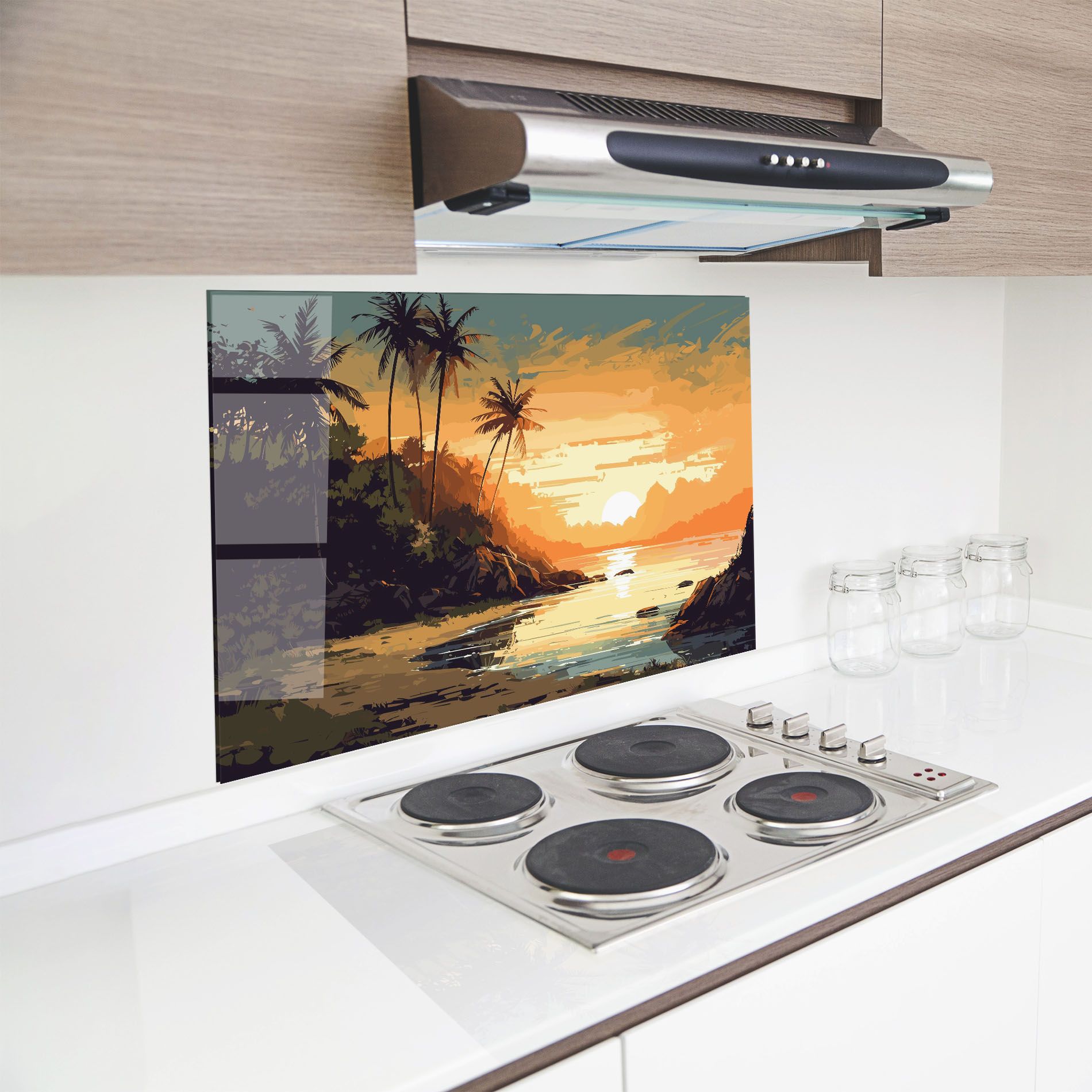 Green Yellow Sunset mockup 8