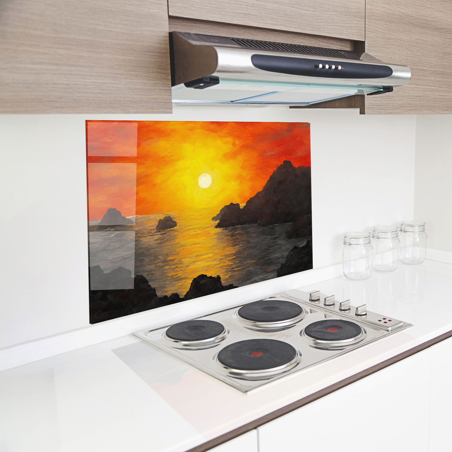 Mountains Rocks Painting mockup 8
