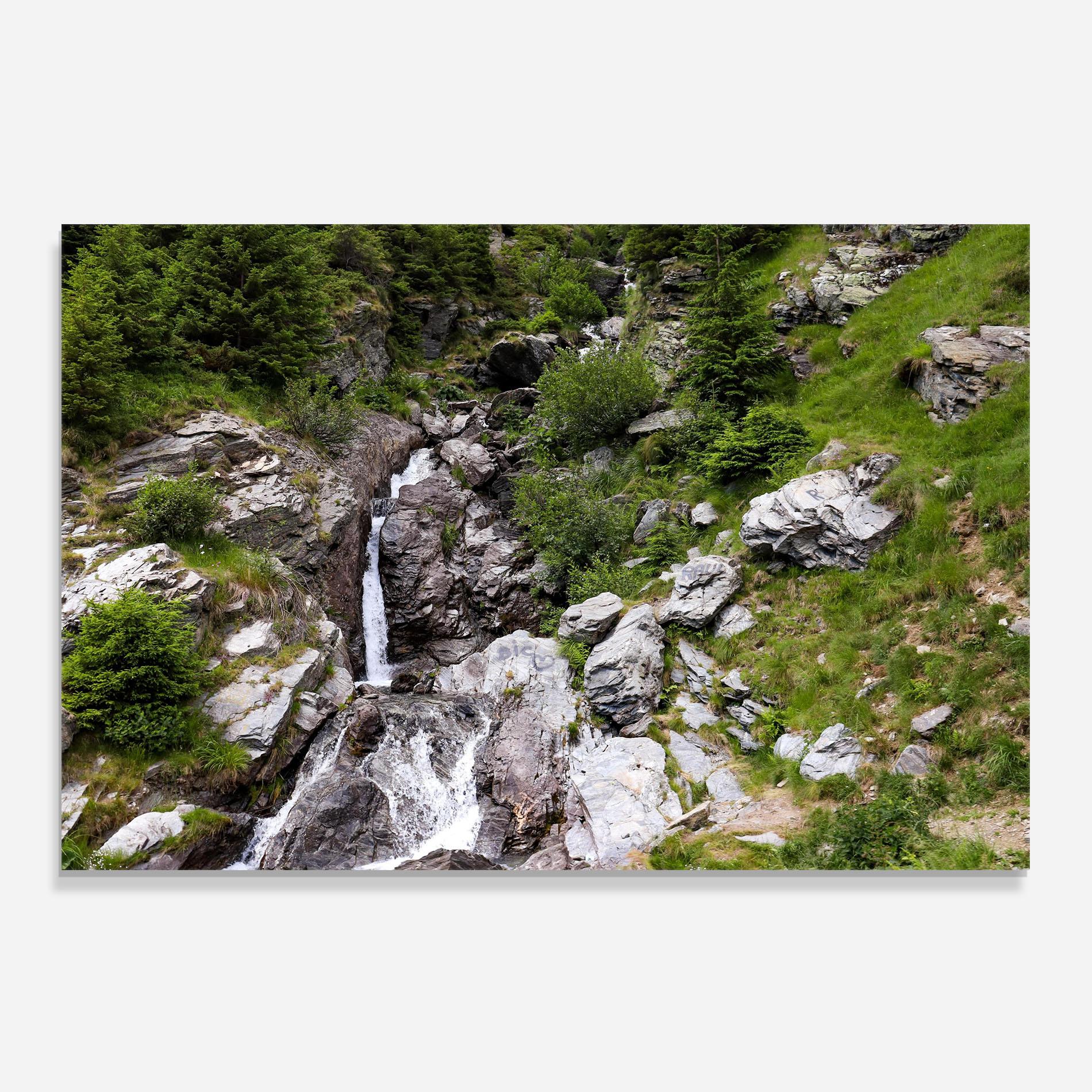Konyhai üveg hátfal Small Waterfall mockup 0
