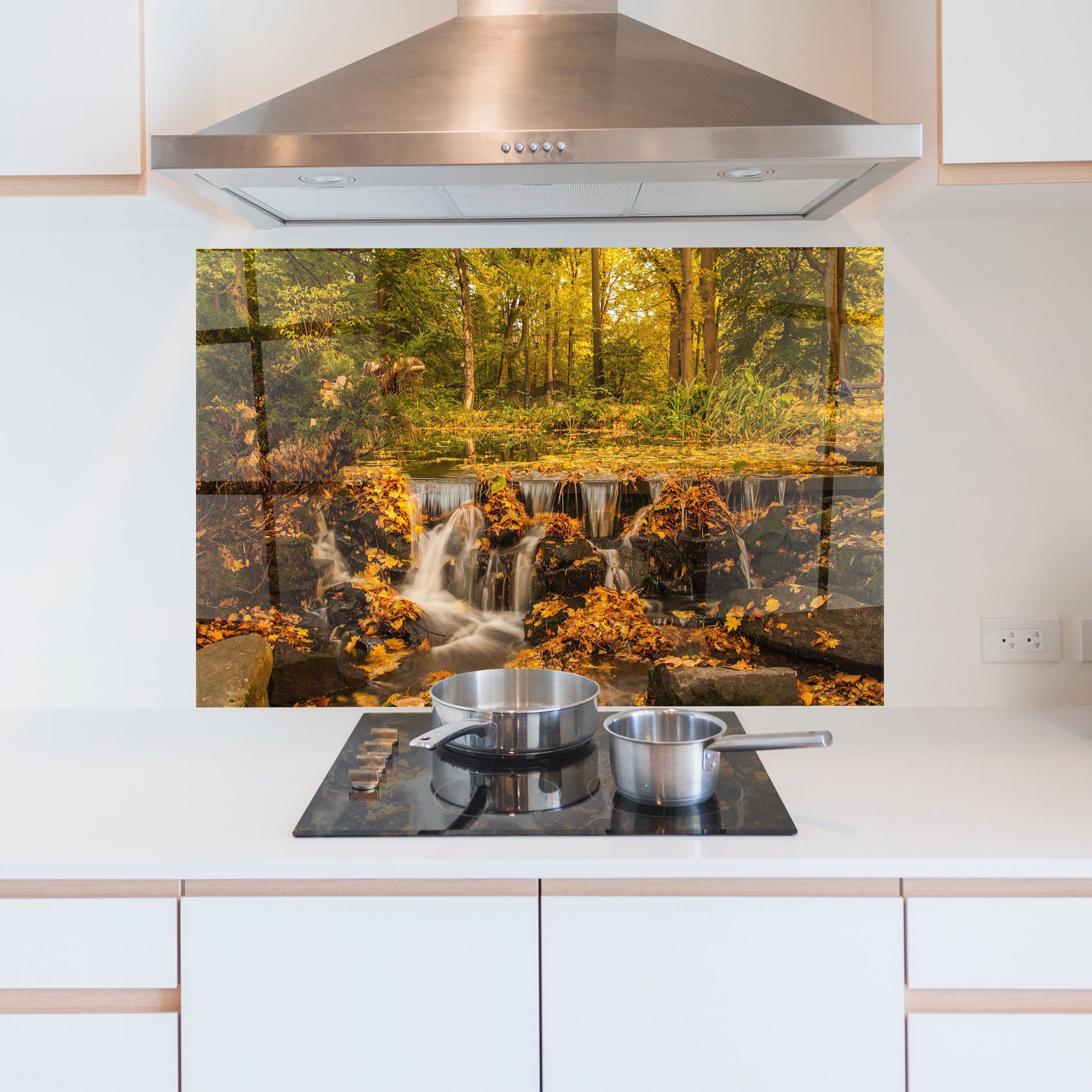 Autumn Pretty Waterfall mockup 5