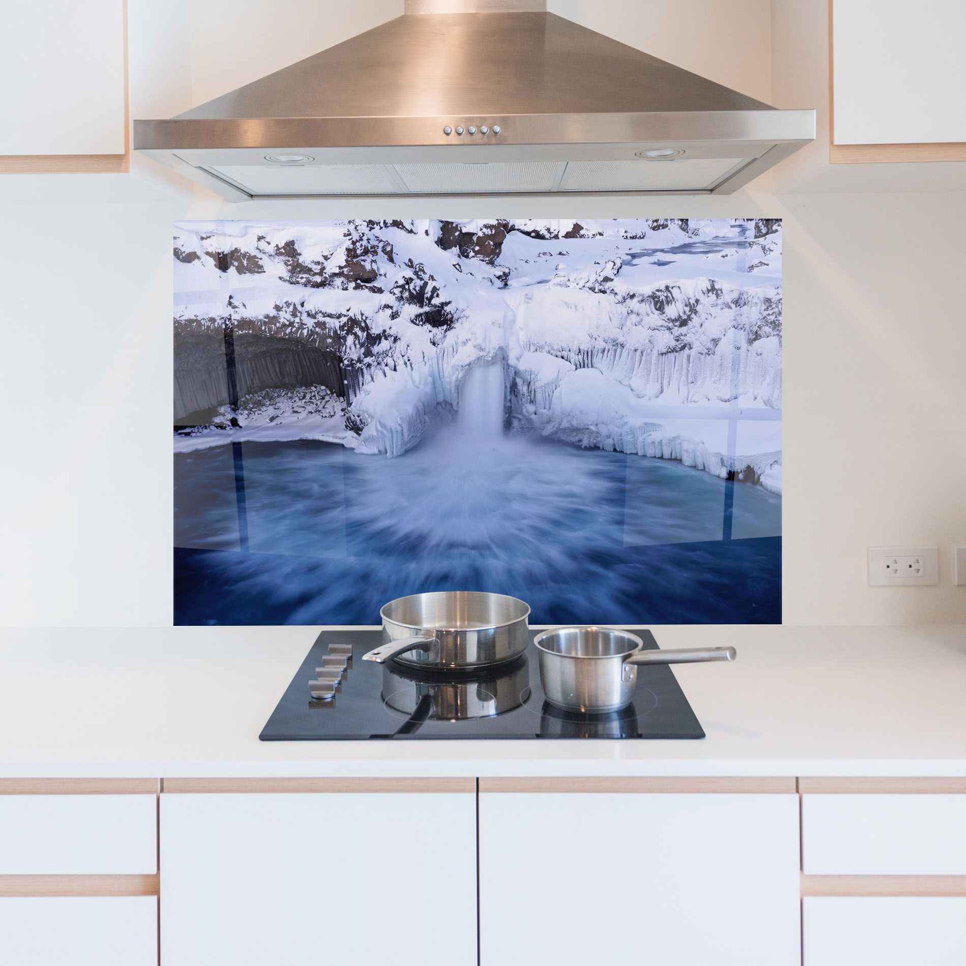 Snow Waterfall mockup 5